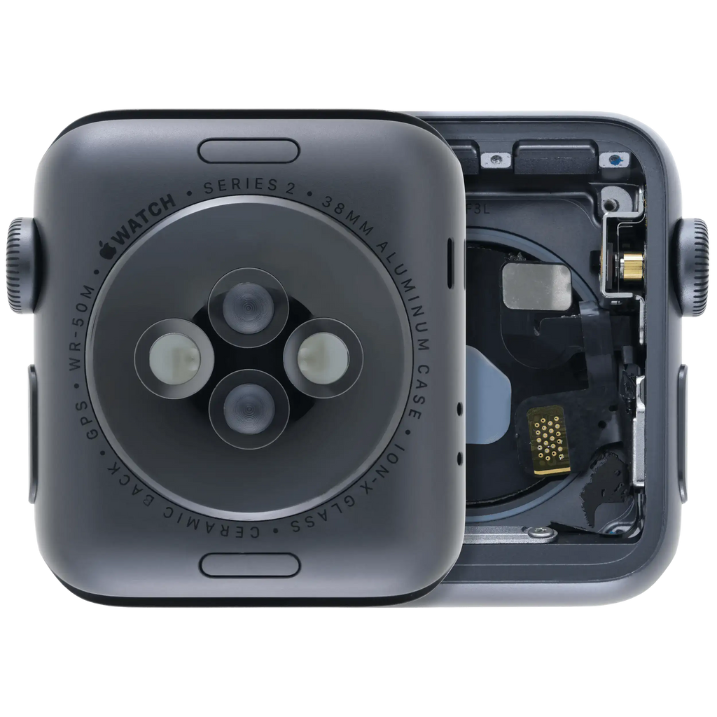 Housing Assembly for Apple Watch Series 2 (38mm) - Space Black - Used OEM Pull, Grade A - Cellular