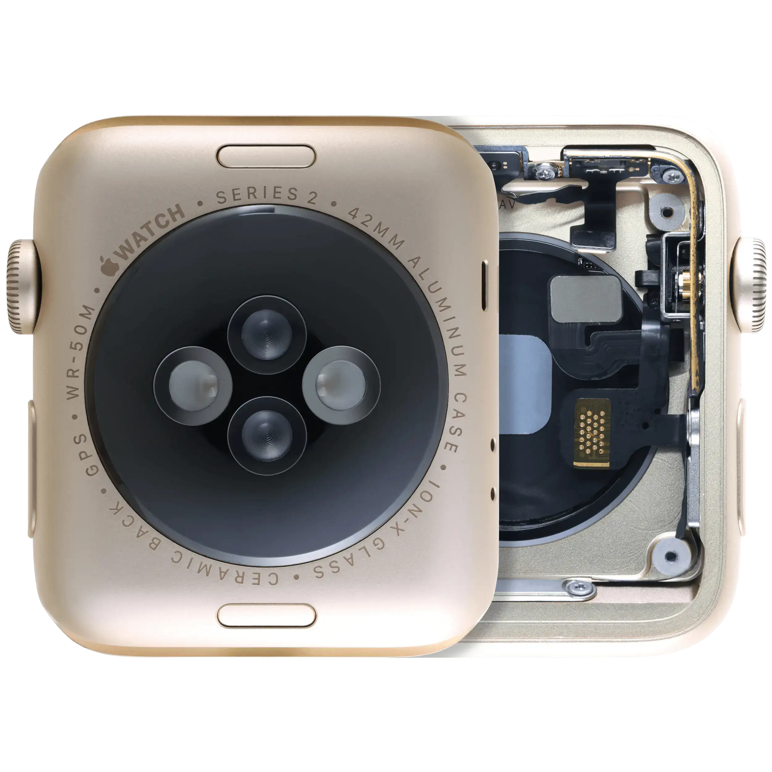 Apple Watch S2 42mm Cellular Gehäuse Gold OEM-Ausbau A