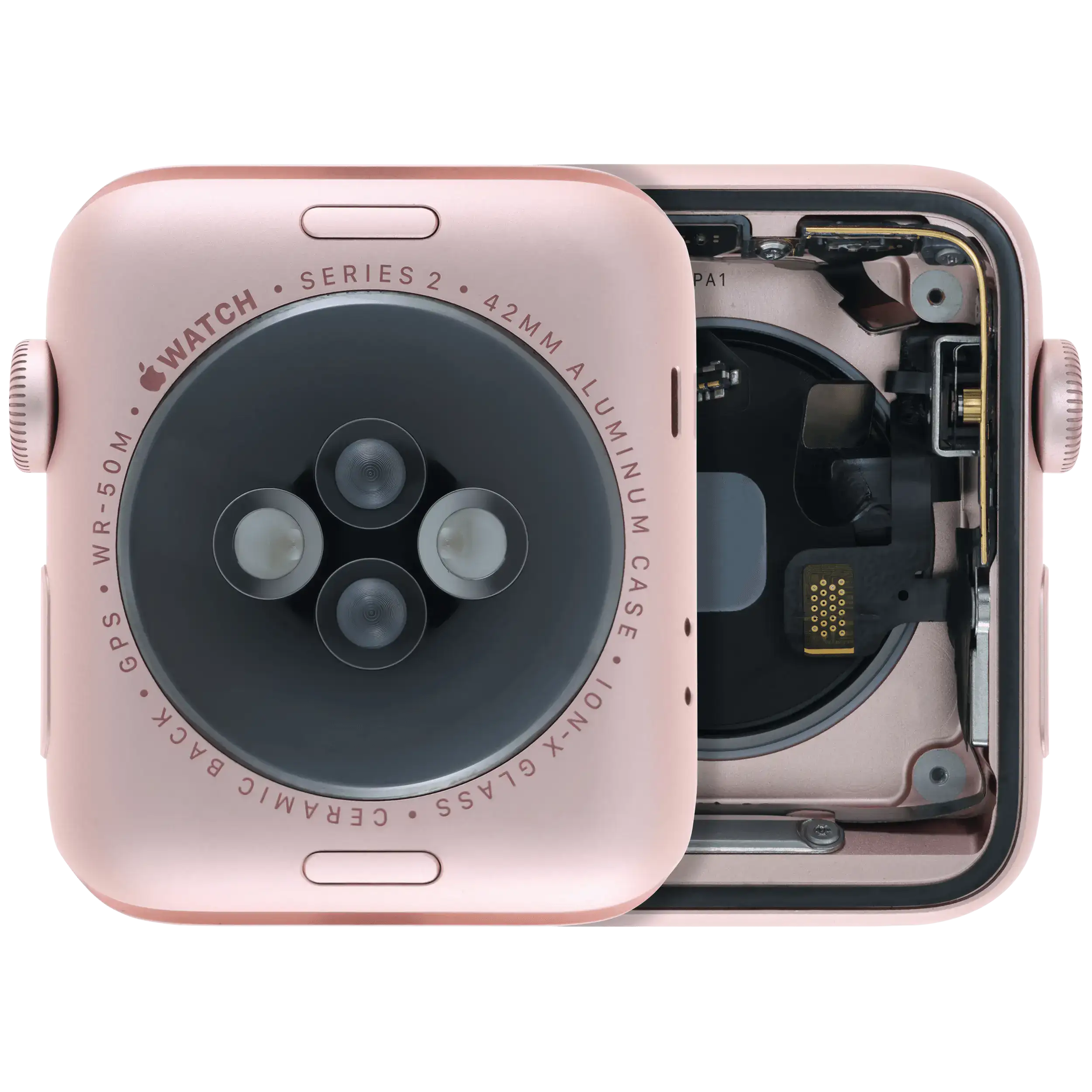 Gehäuse Apple Watch S2 42mm Cellular Roségold Alu Qualität A