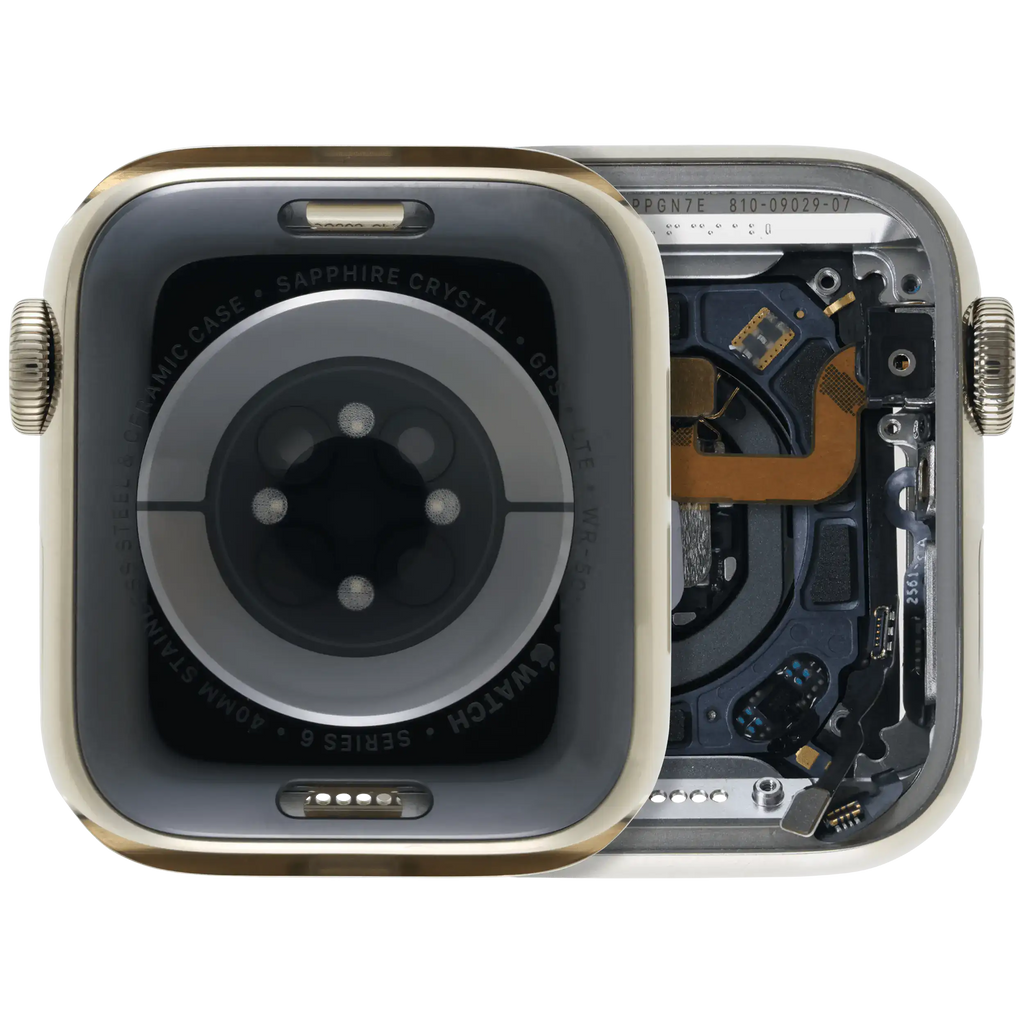 Housing for Apple Watch Series 6 (40mm) - Gold / Stainless Steel (Used OEM, Grade A)