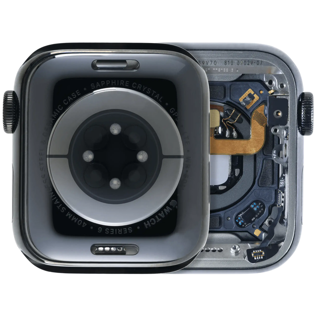Housing Assembly for Apple Watch Series 6 (40mm) - Space Black Stainless Steel - Original OEM Pull (Grade A)