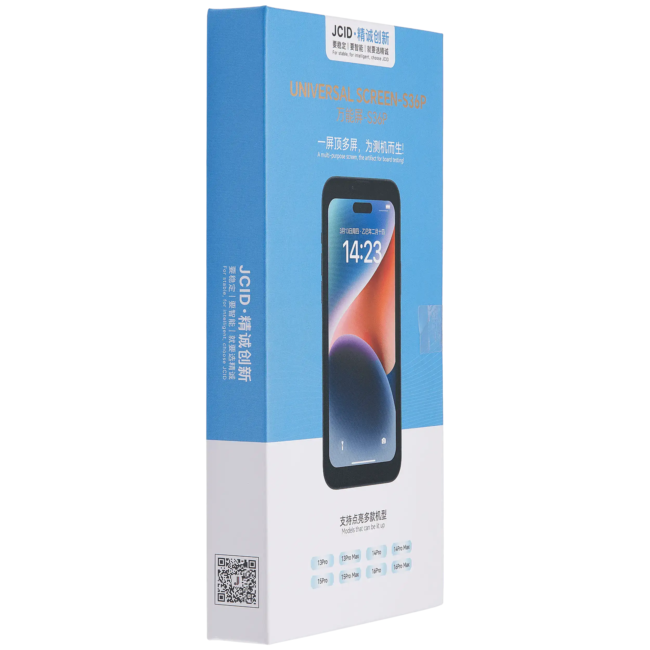 S35C Universal Display für iPhone 13 / 13 Mini / 14 / 14 Plus / 15 / 15 Plus Motherboard Detection (JCID)