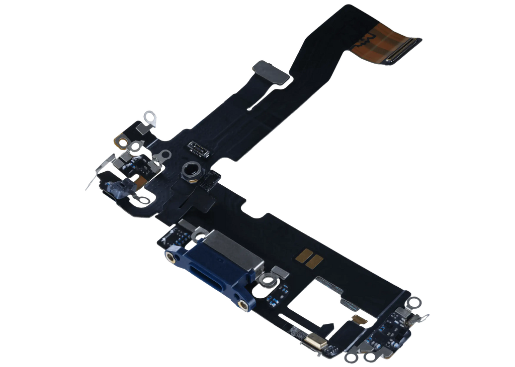 Ladebuchse Flexkabel für iPhone 12 (Gebrauchter OEM-Ausbau) (Blau)