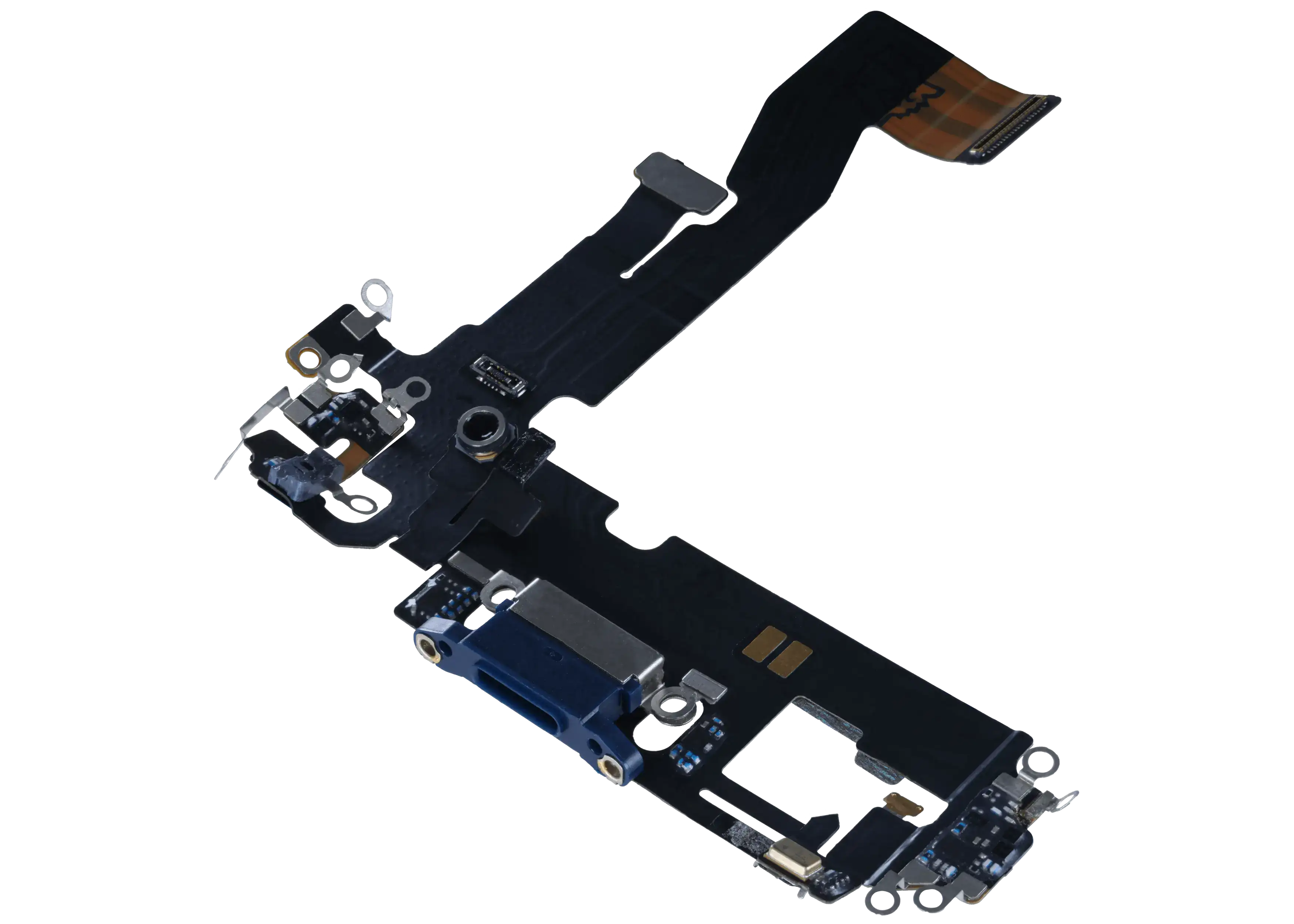Ladebuchse Flexkabel für iPhone 12 (Gebrauchter OEM-Ausbau) (Blau)