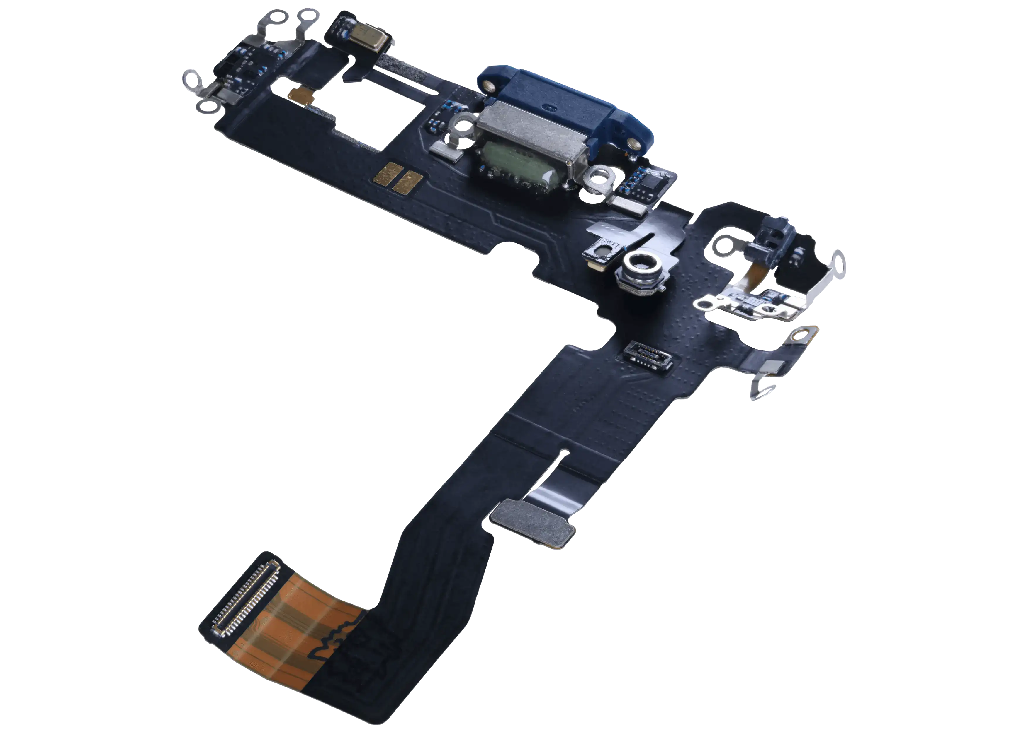 Ladebuchse Flexkabel für iPhone 12 (Gebrauchter OEM-Ausbau) (Blau)