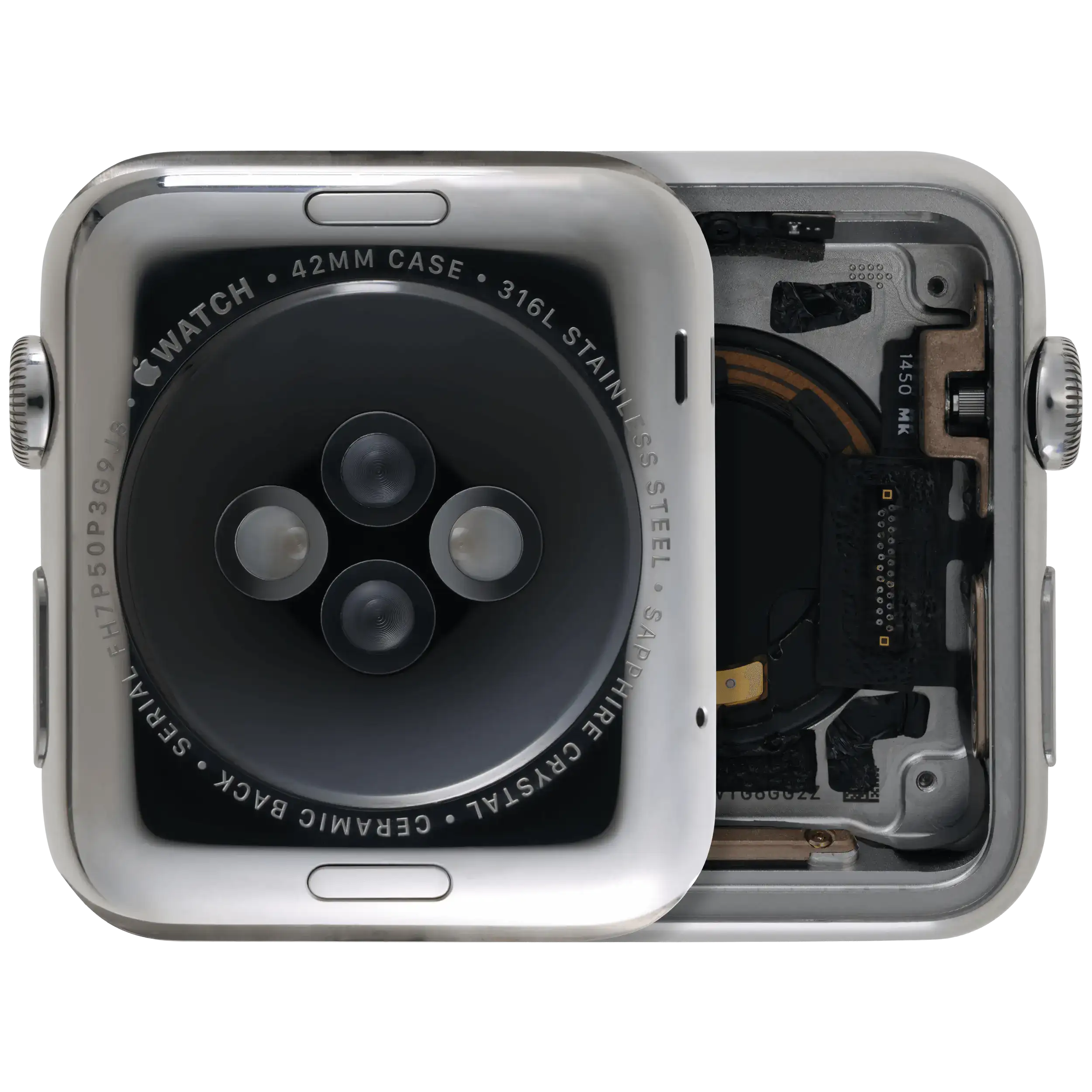 Gehäuse Apple Watch Series 1 42mm Silber OEM A