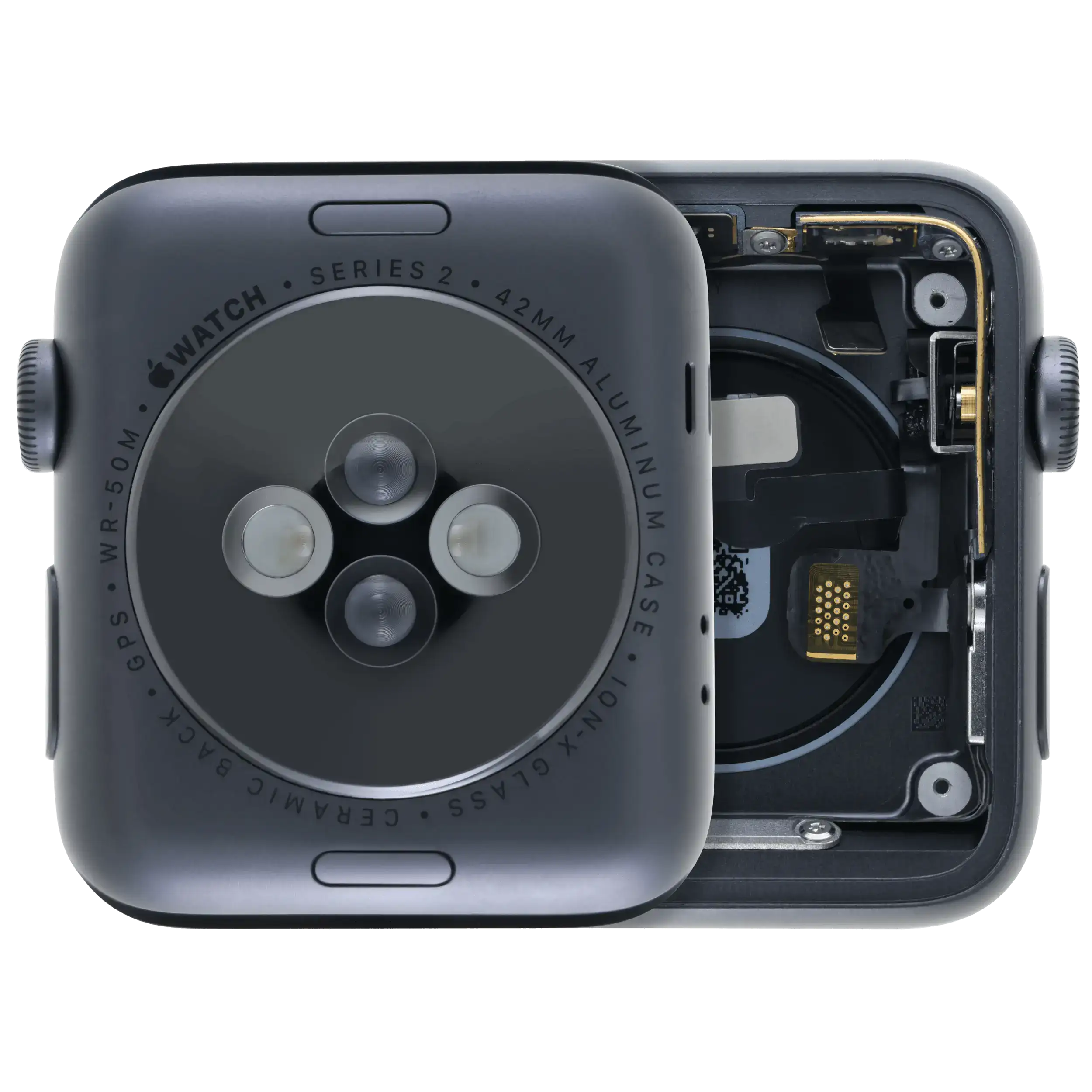 Gehäuse-Baugruppe für Apple Watch Series 2 42mm Space Black Cellular OEM Pull A