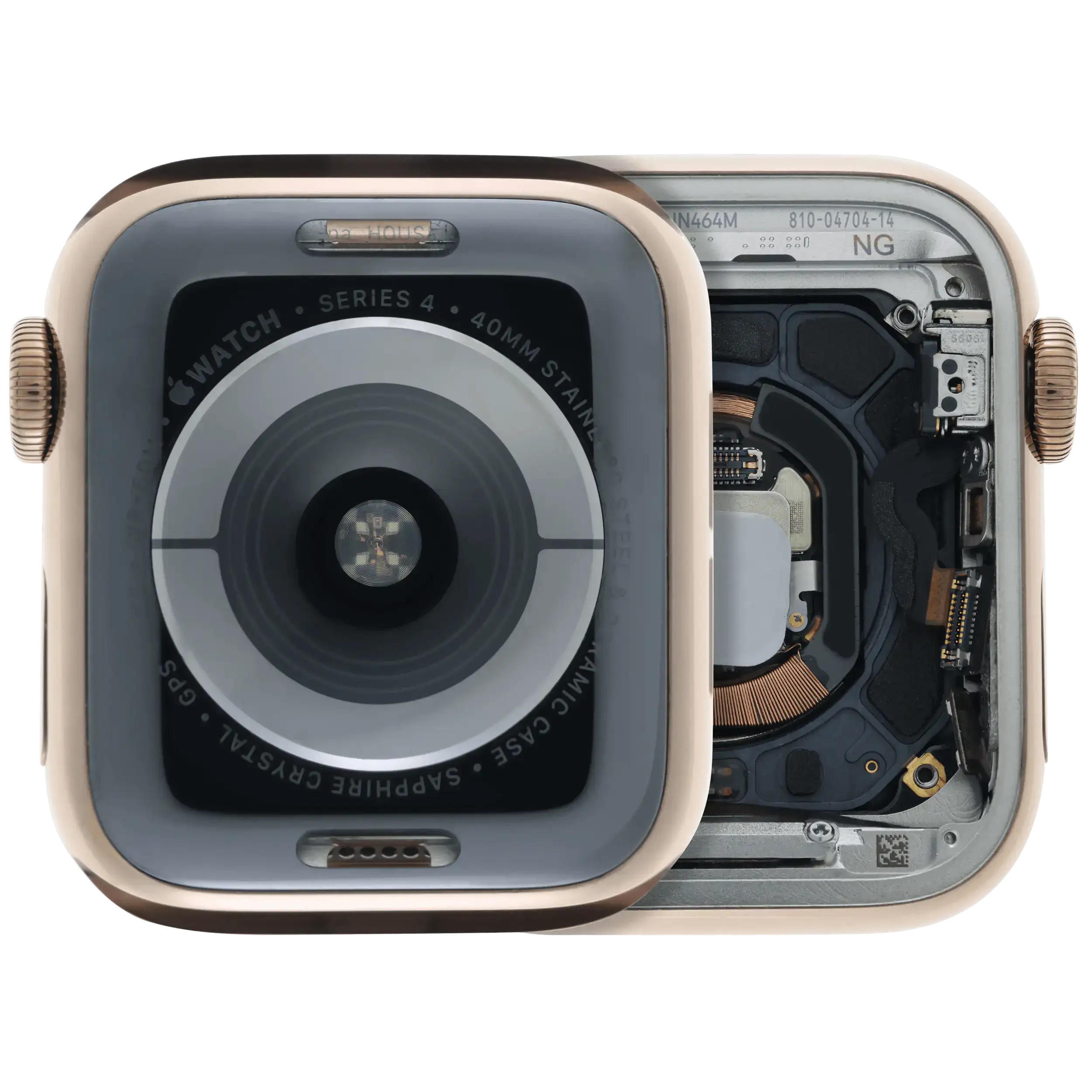 Apple Watch Series 4 (40MM) Gehäuse – OEM Pull A, Edelstahl / Gold