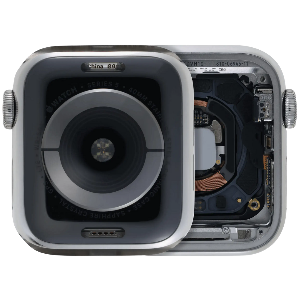 Gehäuse Apple Watch Series 5 40mm Silber gebrauchter OEM-Ausbau, Qualität A