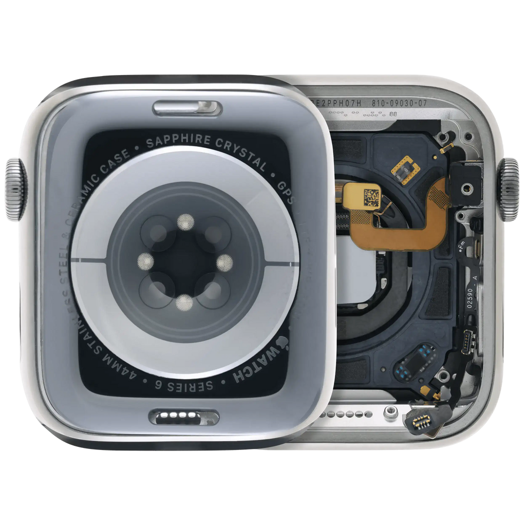 Housing for Apple Watch Series 6 (44MM) – Used OEM Part, Grade A – Space Black (Stainless)