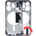 Gehäuse Midframe/Rahmen mit Kleinteile iPhone 15 Pro Blau Titan OEM Pull B