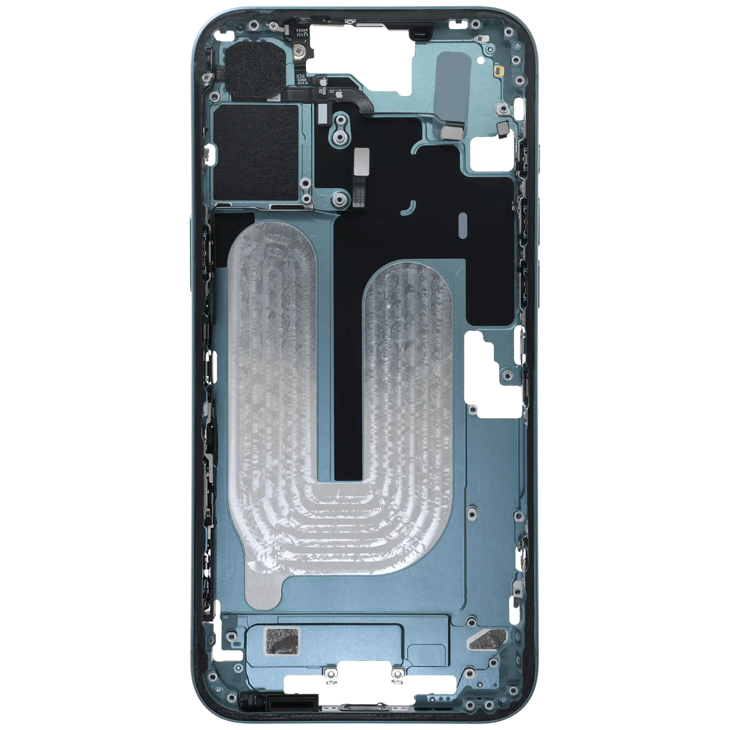 Original Apple-Ausbau B gebraucht – iPhone 16 Plus US Version Rahmen Teal