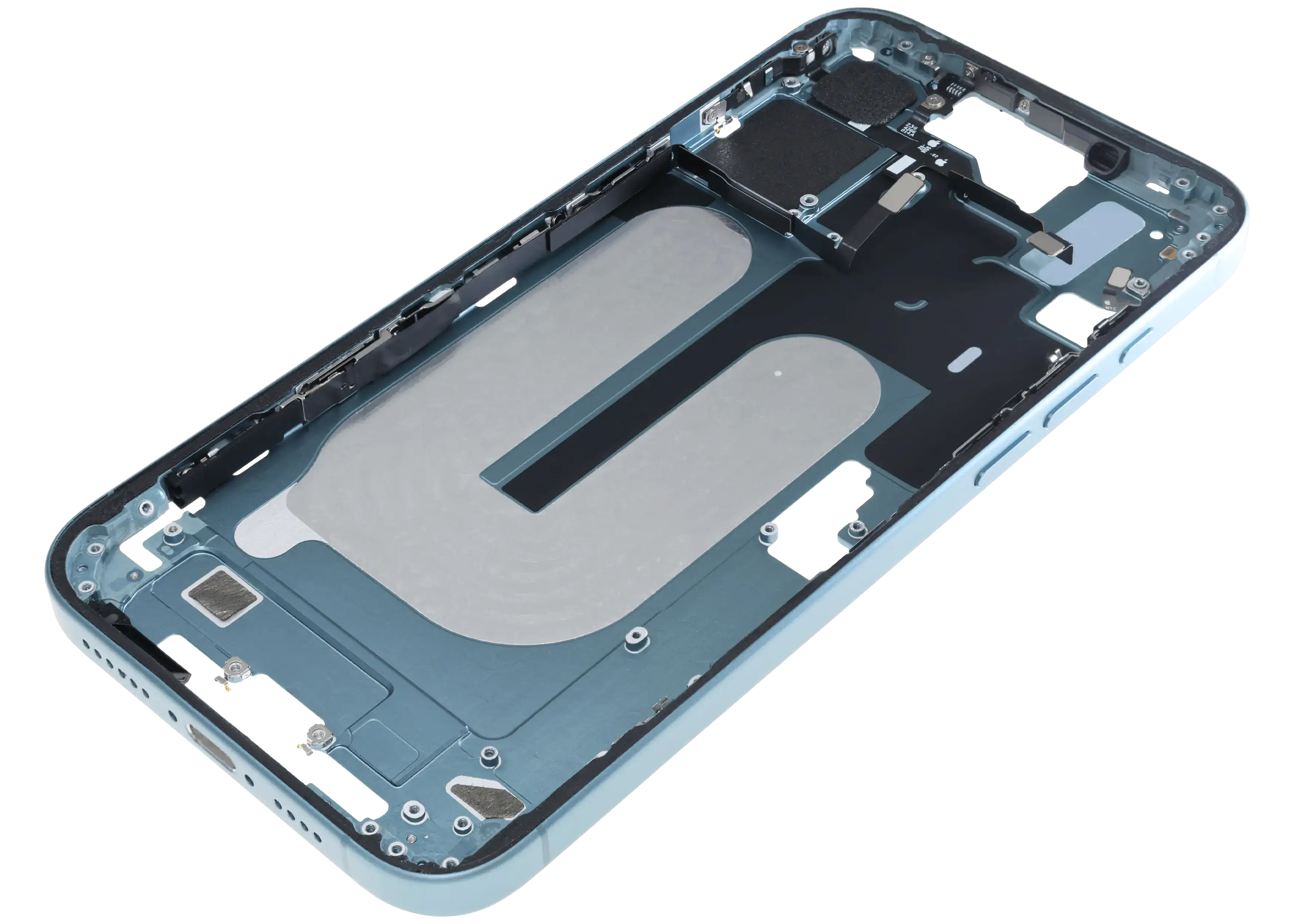 Original Apple-Ausbau B gebraucht – iPhone 16 Plus US Version Rahmen Teal