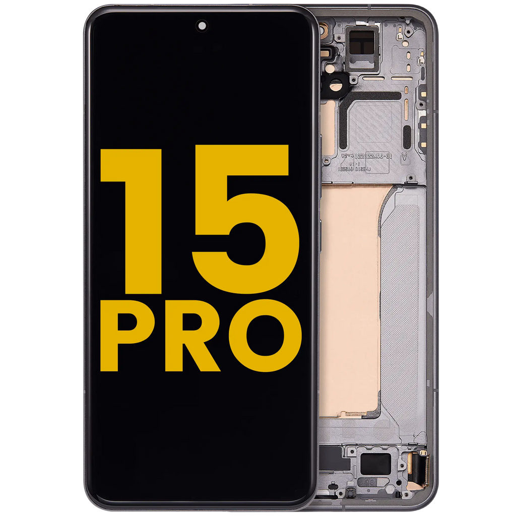 OLED-Display mit Rahmen für Xiaomi 15 Pro (Refurbished) (Schwarz)