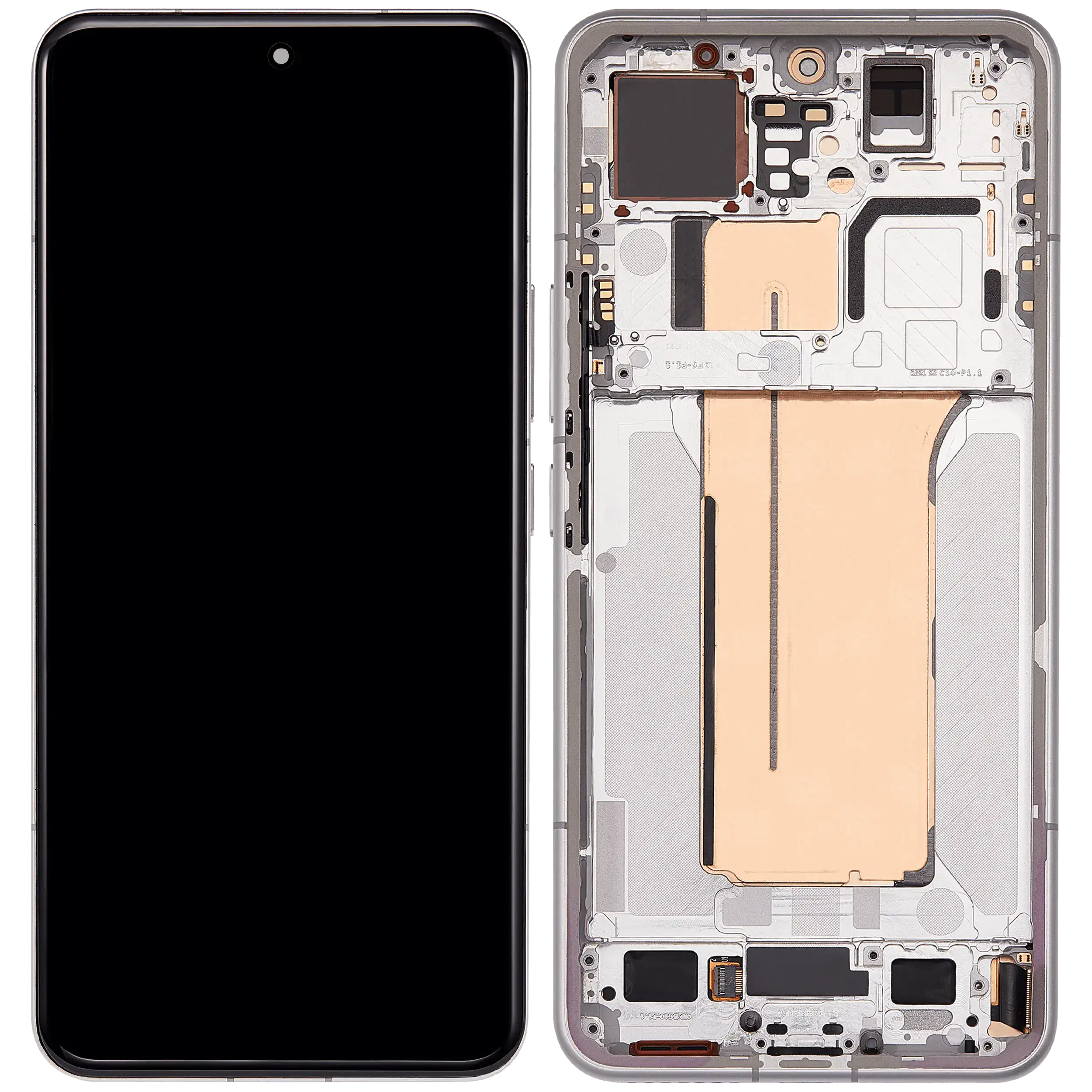 OLED Display with Frame for Xiaomi 15 Pro (Refurbished) (White)