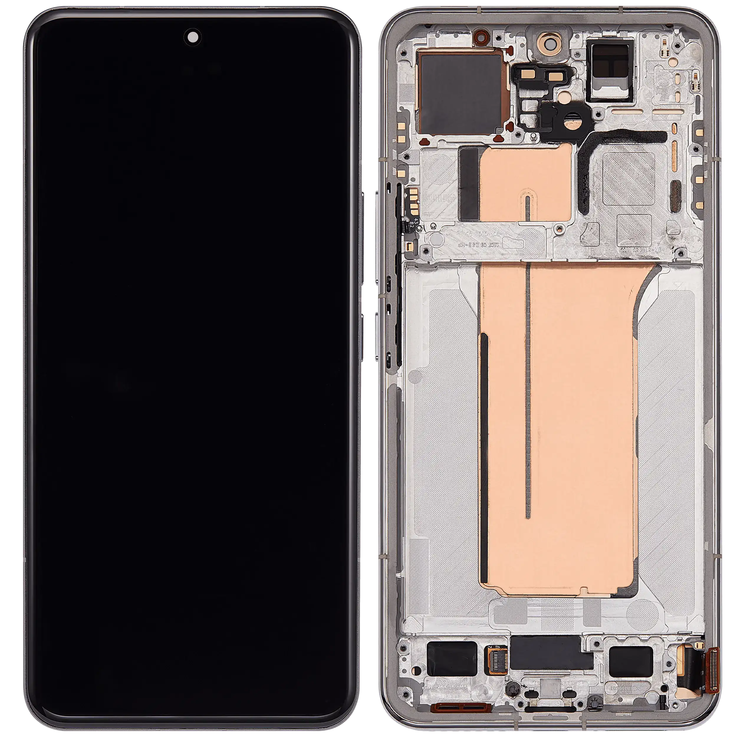 OLED-Display mit Rahmen für Xiaomi 15 Pro (Generalüberholt) (Silber)
