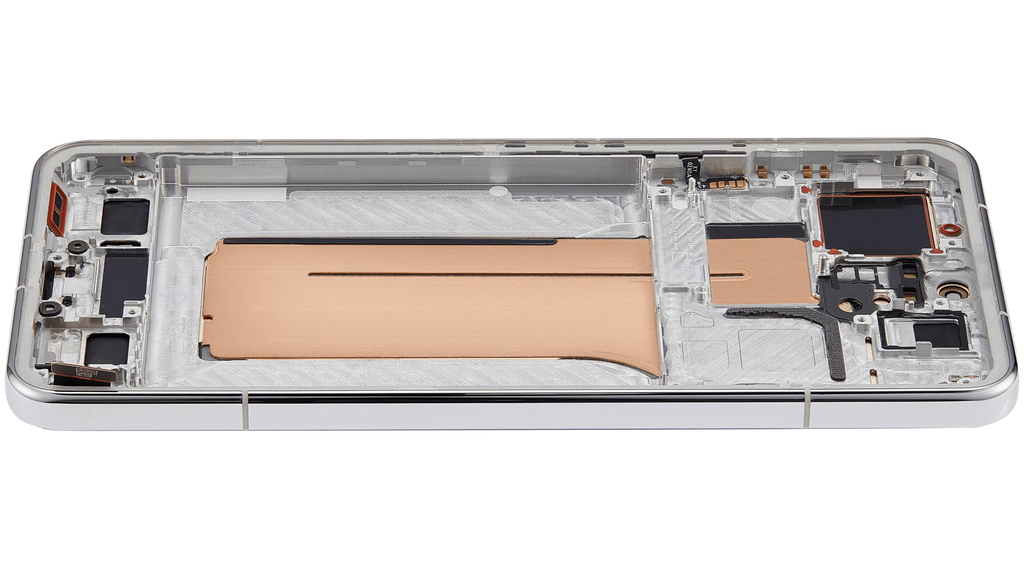 OLED-Display mit Rahmen für Xiaomi 15 Pro (Generalüberholt) (Silber)
