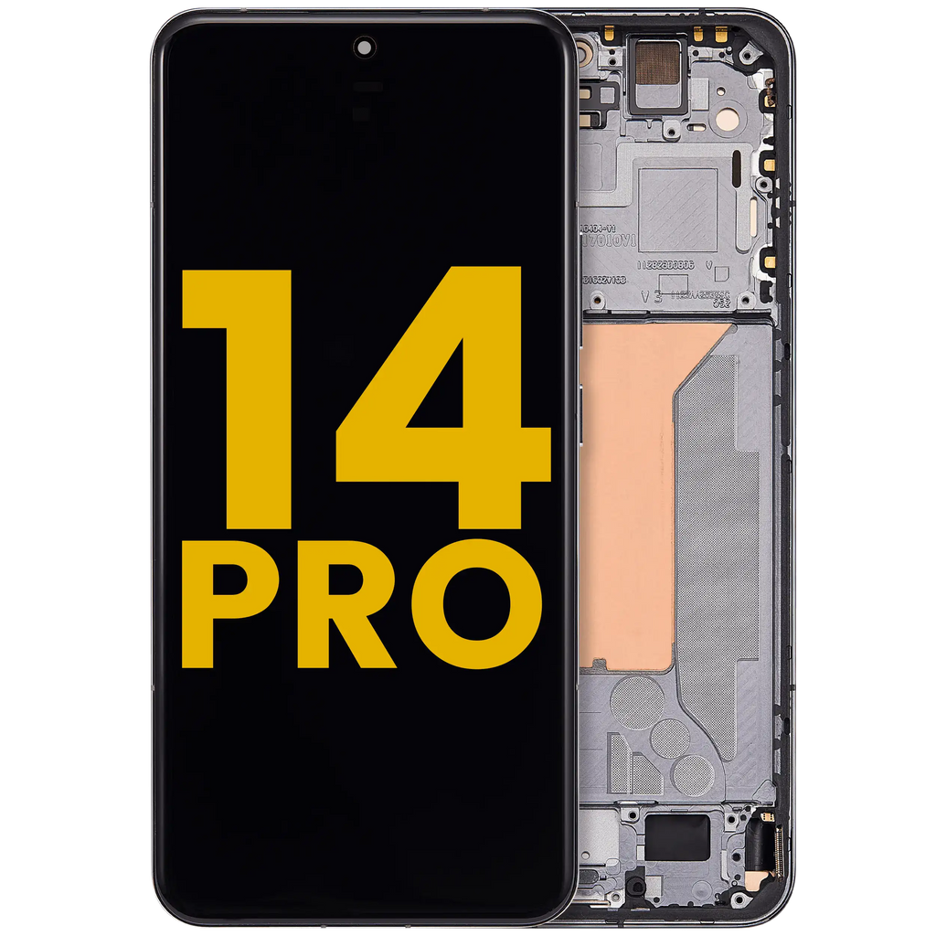OLED Display with Frame for Xiaomi 14 Pro (Refurbished) (Black)