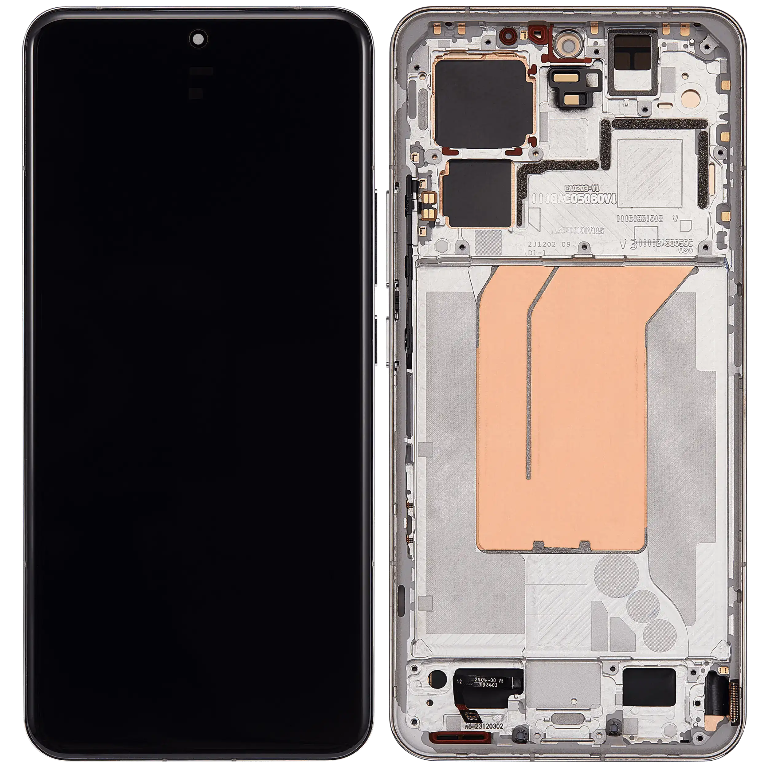 OLED-Display mit Rahmen für Xiaomi 14 Pro (Refurbished) (Silber)