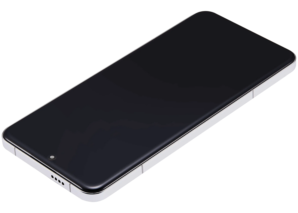 OLED-Display mit Rahmen für Xiaomi 14 Pro (Refurbished) (Silber)
