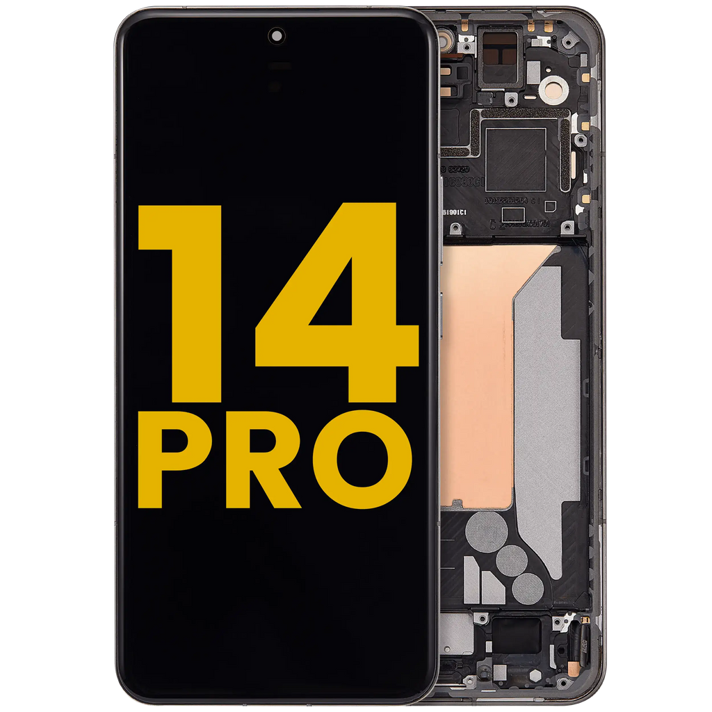 OLED Display with Frame for Xiaomi 14 Pro (Refurbished) (Titanium)