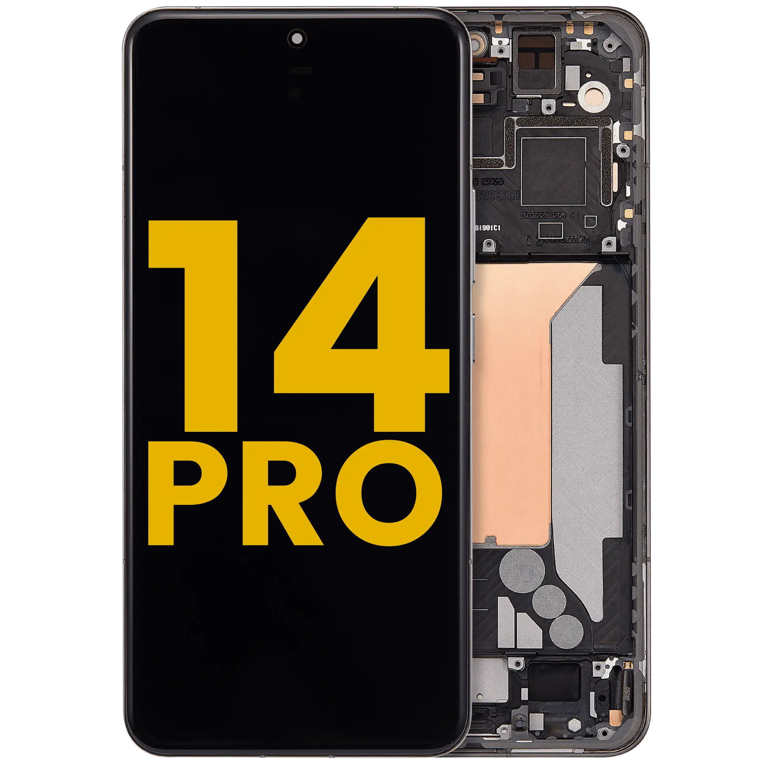 OLED Display with Frame for Xiaomi 14 Pro (Refurbished) (Titanium)