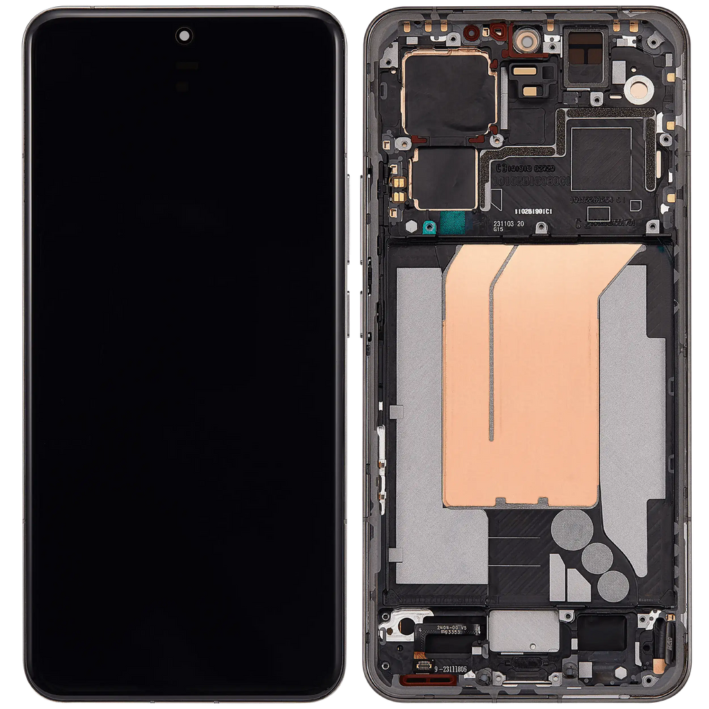 OLED Display with Frame for Xiaomi 14 Pro (Refurbished) (Titanium)