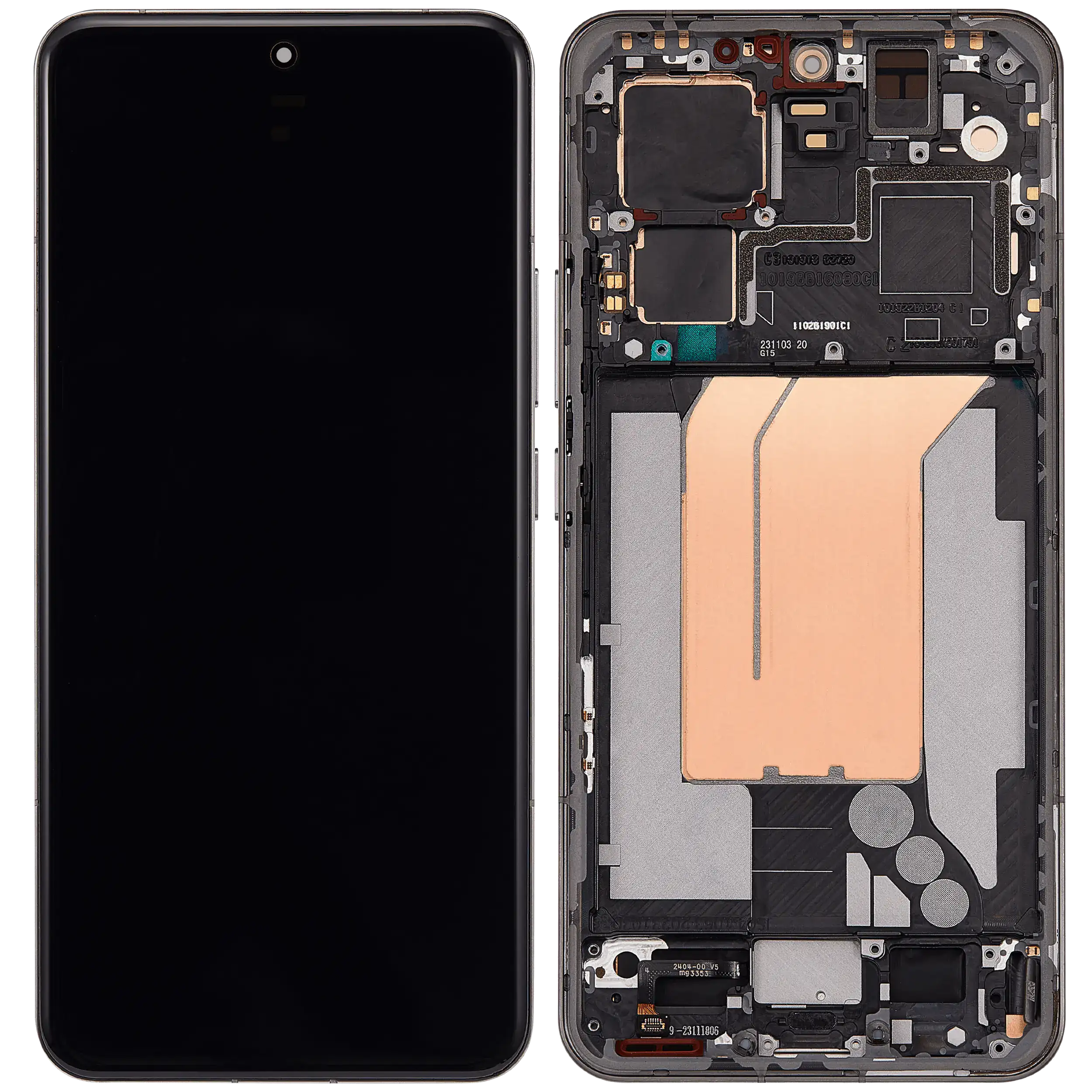 OLED Display with Frame for Xiaomi 14 Pro (Refurbished) (Titanium)
