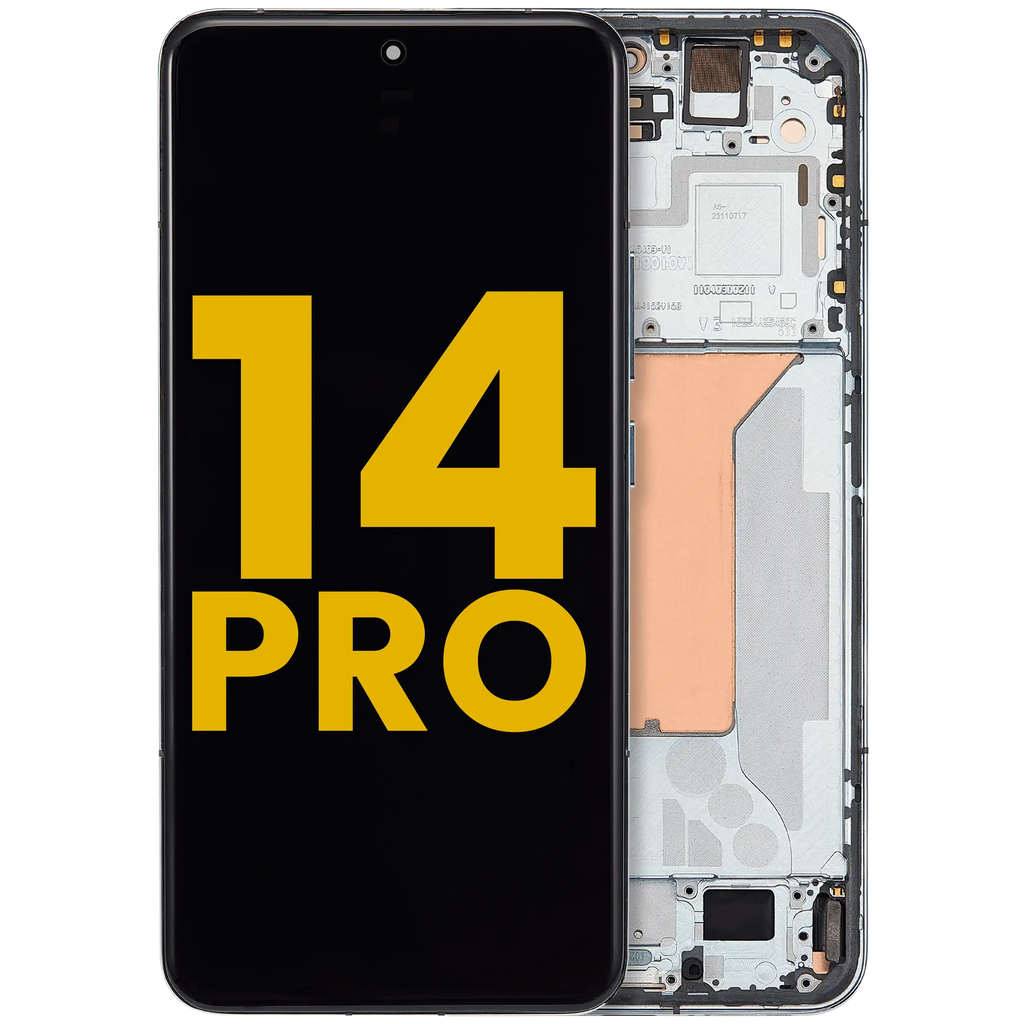 OLED Display with Frame for Xiaomi 14 Pro (Refurbished) (Green)