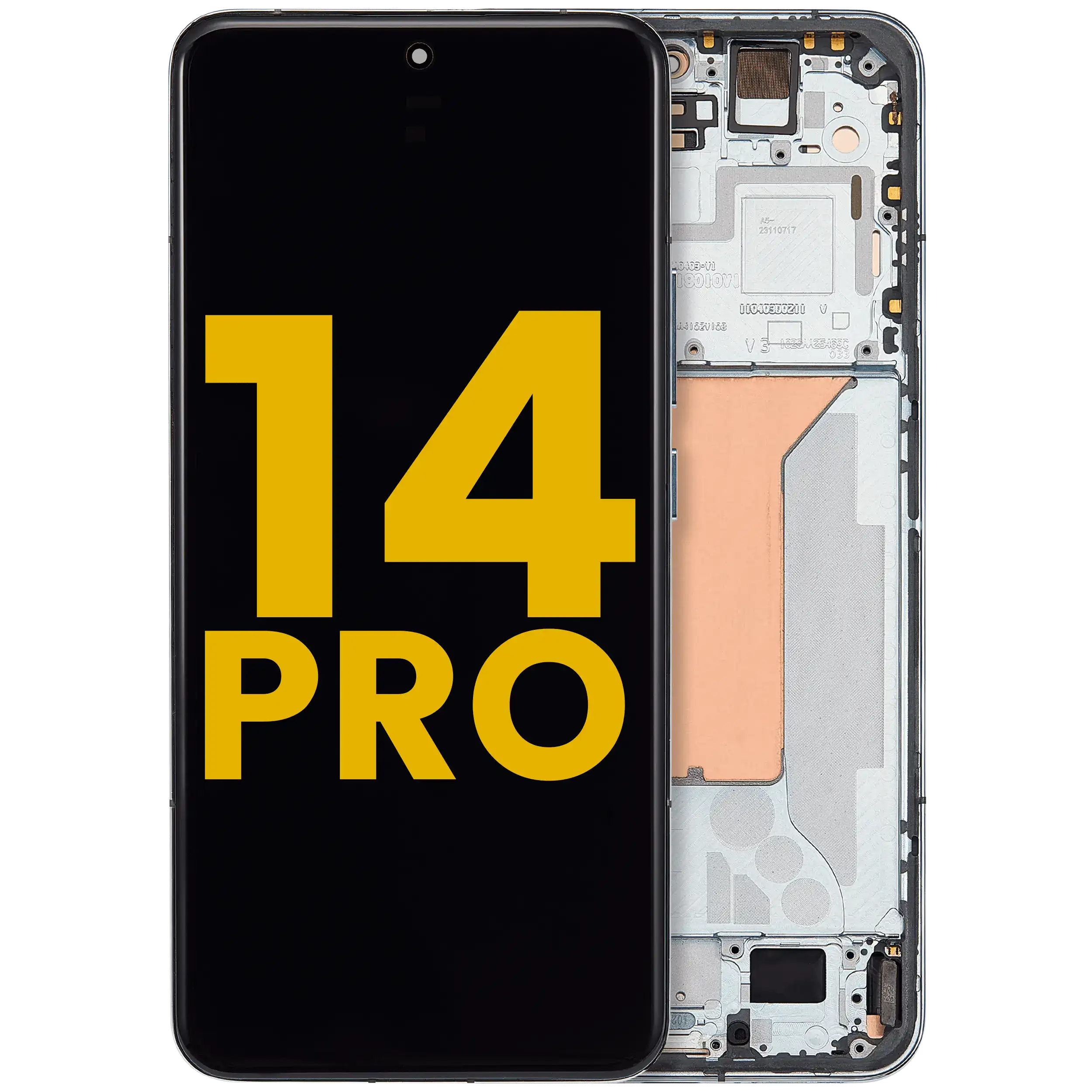 OLED Display with Frame for Xiaomi 14 Pro (Refurbished) (Green)
