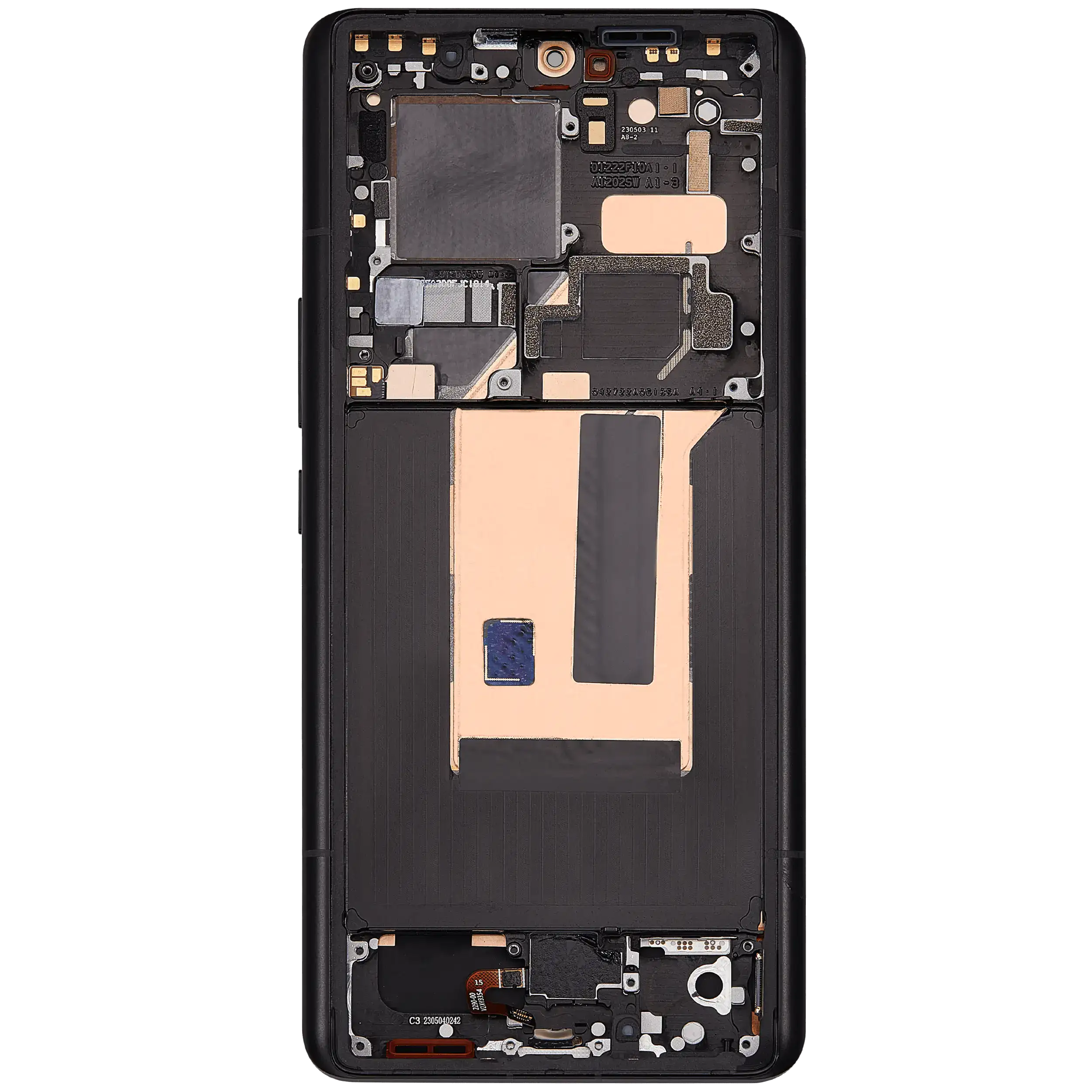 OLED Display with Frame for Xiaomi 13 Ultra (Refurbished) (Black)