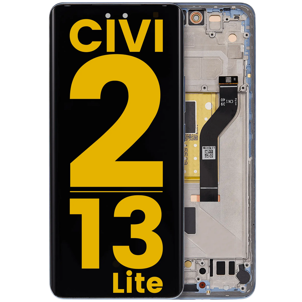 OLED-Display mit Rahmen für Xiaomi 13 Lite / Civi 2 (Refurbished) (Lite blue)