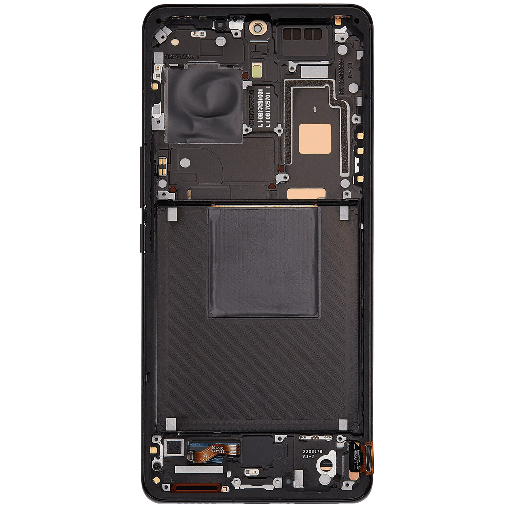 OLED Display with Frame for Xiaomi 12S Ultra (Refurbished) (Black)