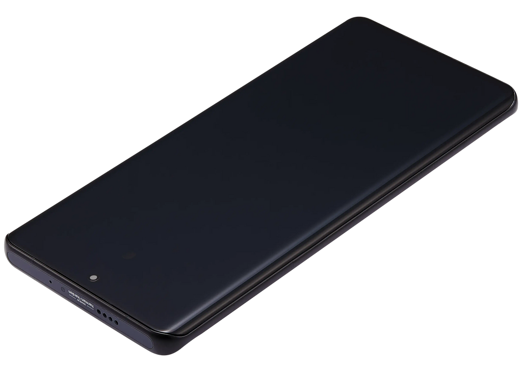 OLED Display with Frame for Xiaomi 12S Ultra (Refurbished) (Black)