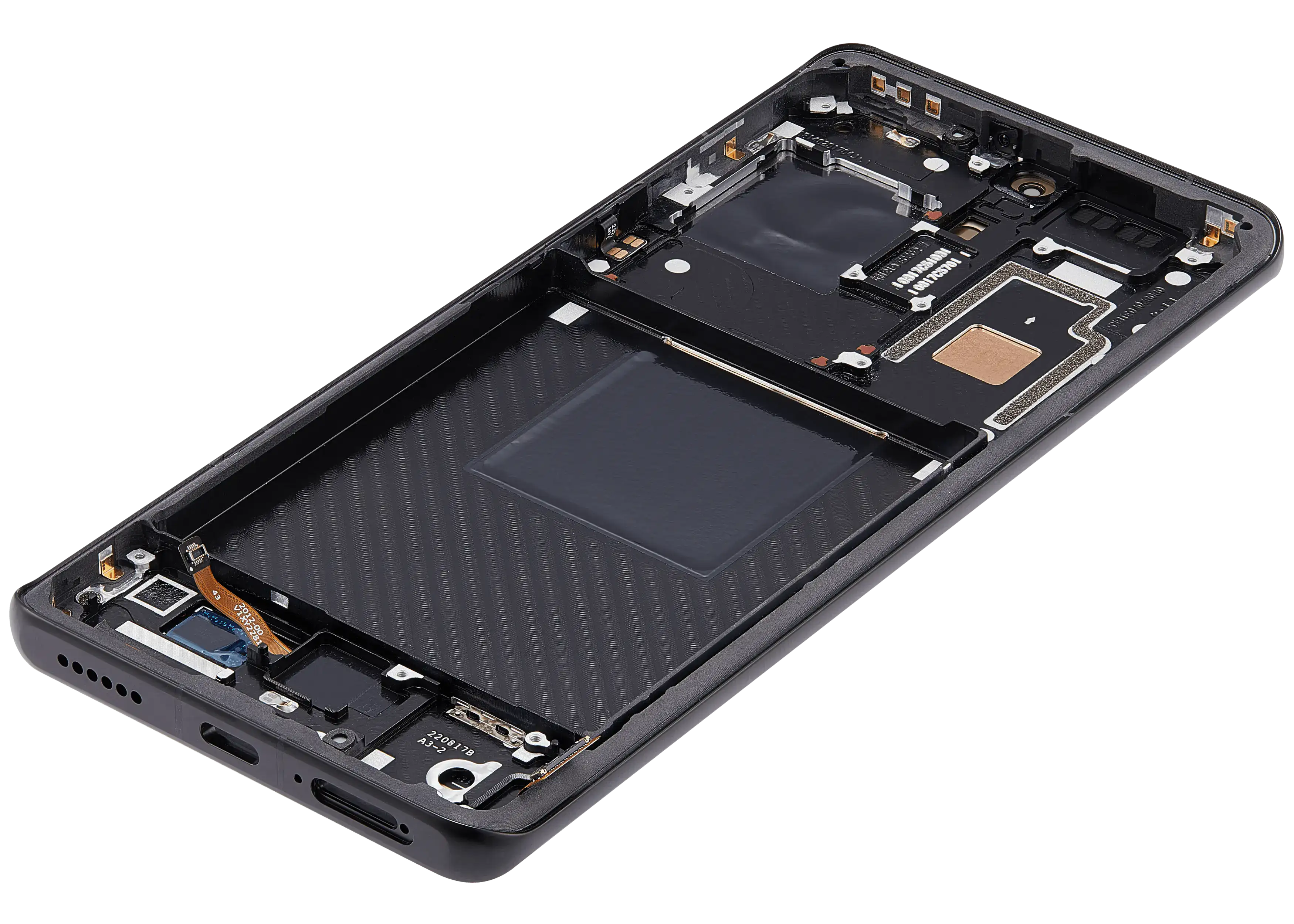 OLED Display with Frame for Xiaomi 12S Ultra (Refurbished) (Black)