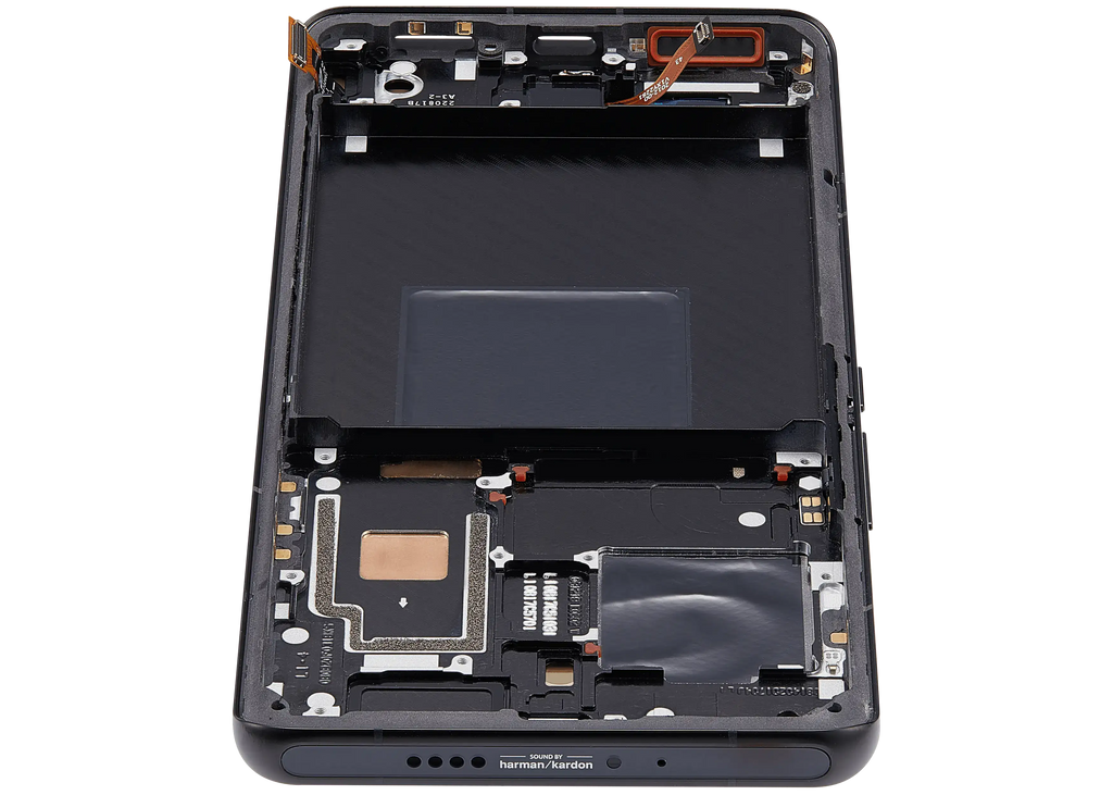 OLED Display with Frame for Xiaomi 12S Ultra (Refurbished) (Black)