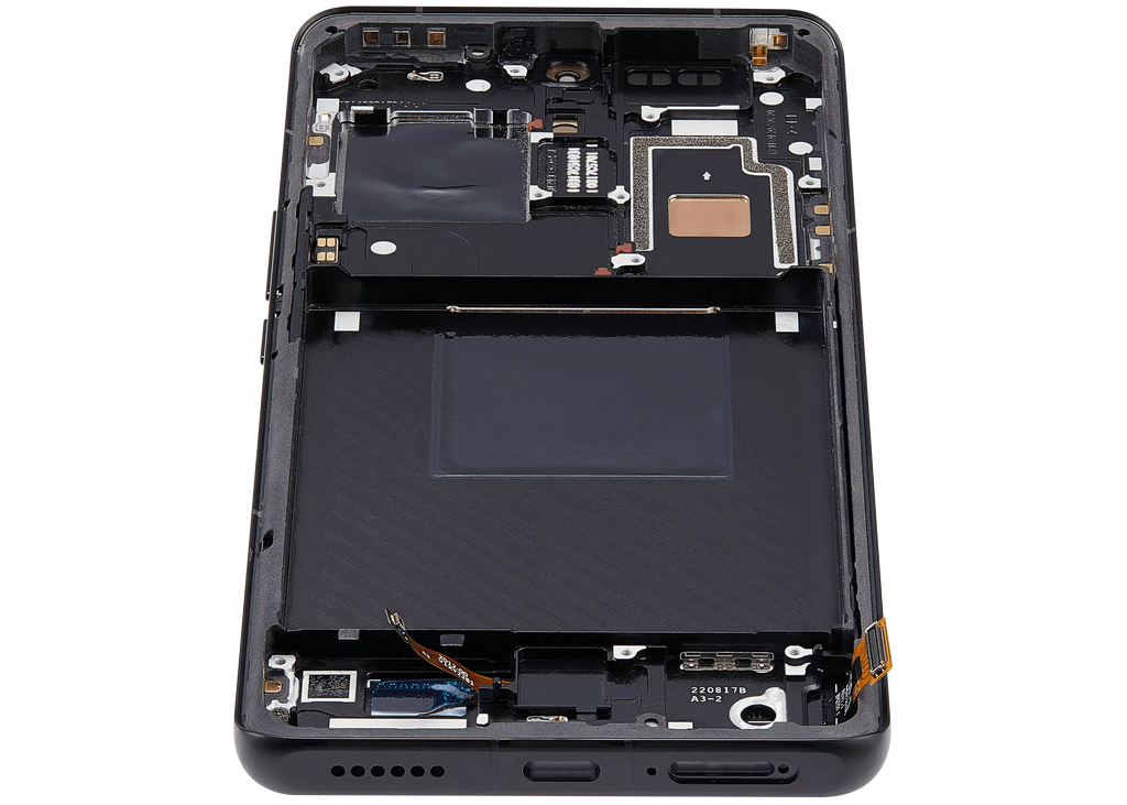 OLED Display with Frame for Xiaomi 12S Ultra (Refurbished) (Black)