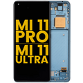 OLED-Display mit Rahmen für Xiaomi Mi 11 Pro / Mi 11 Ultra (Refurbished) (Grün)