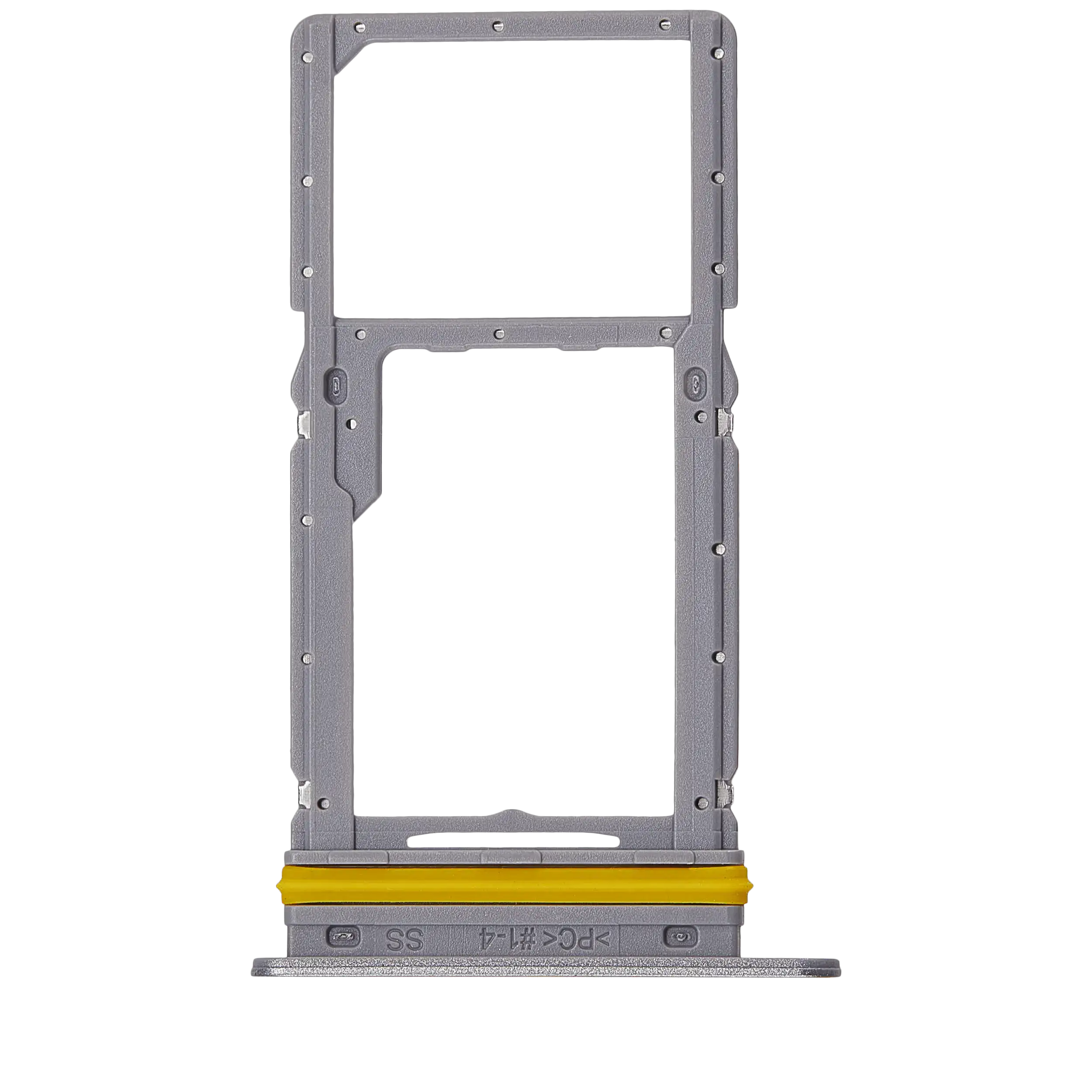 Single Sim Card Tray für Samsung Galaxy A17 4G (A175 / 2025) (Premium) (Grau)