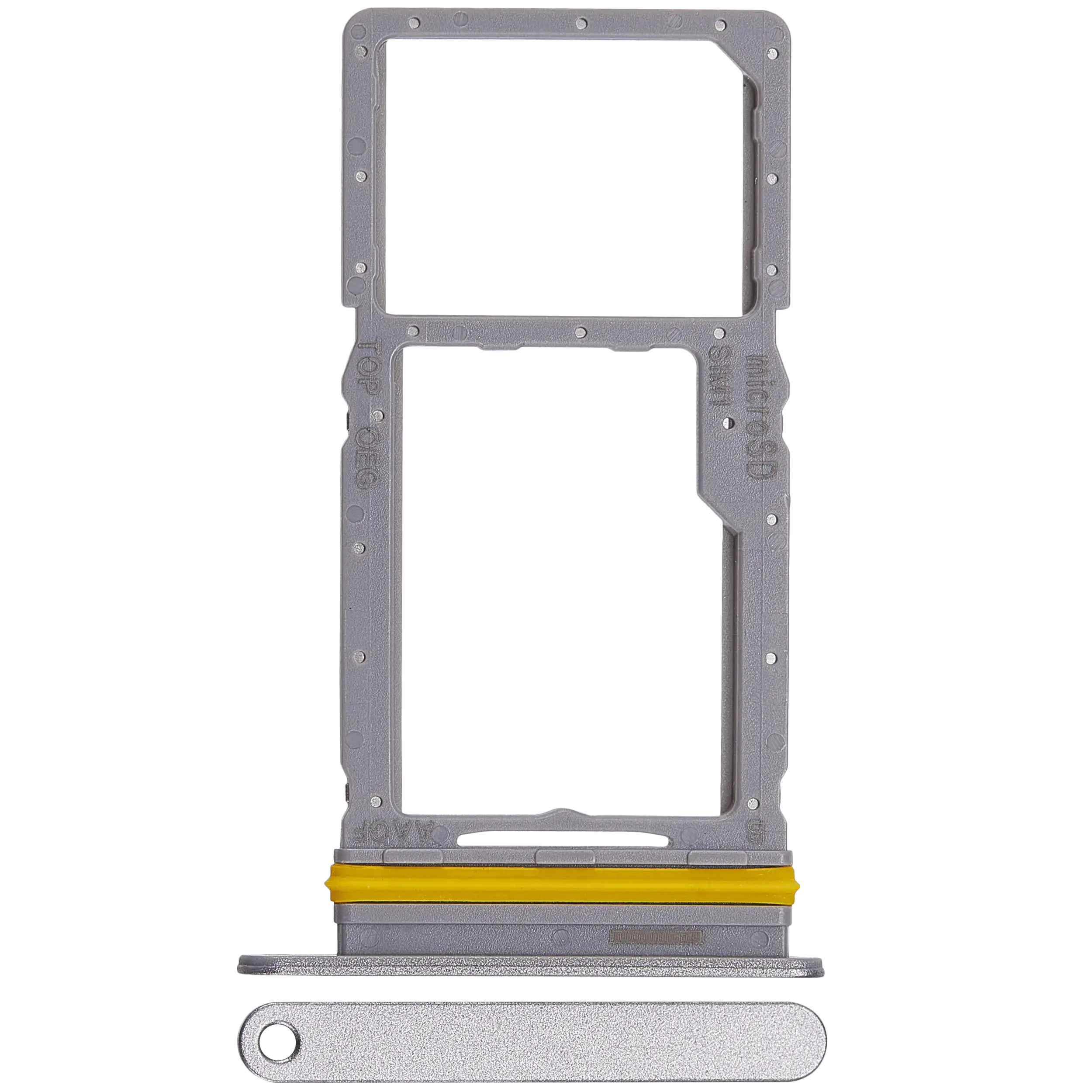 Single Sim Card Tray für Samsung Galaxy A17 4G (A175 / 2025) (Premium) (Grau)