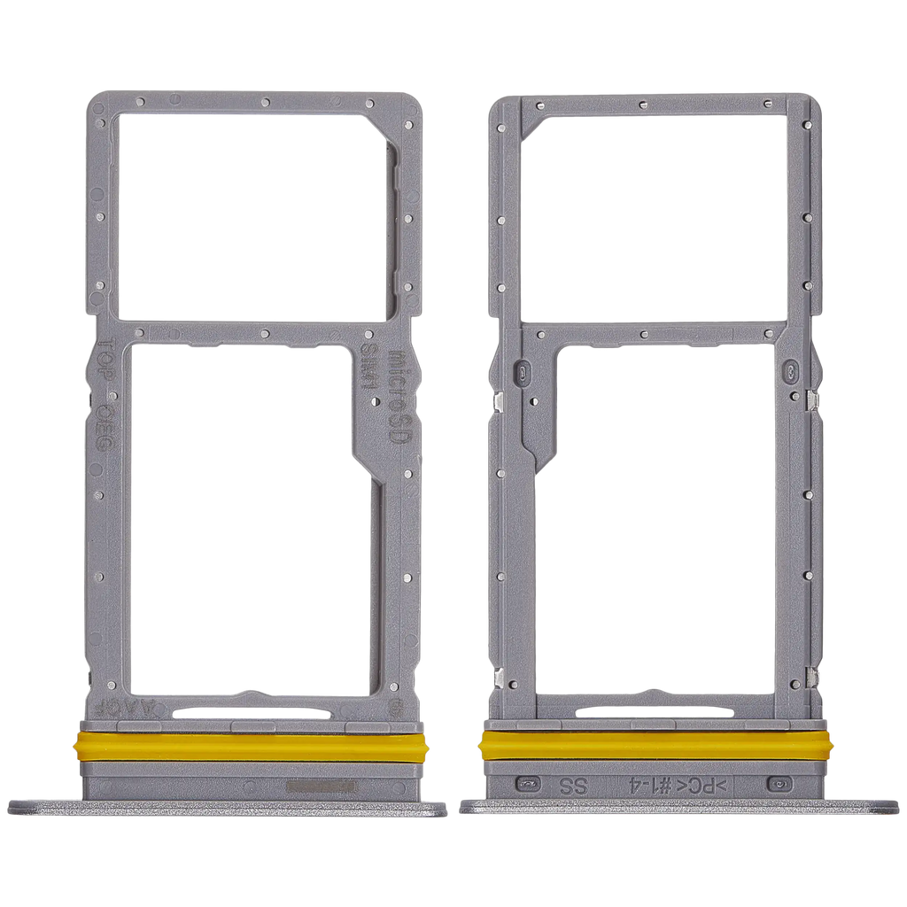 Single Sim Card Tray für Samsung Galaxy A17 4G (A175 / 2025) (Premium) (Grau)
