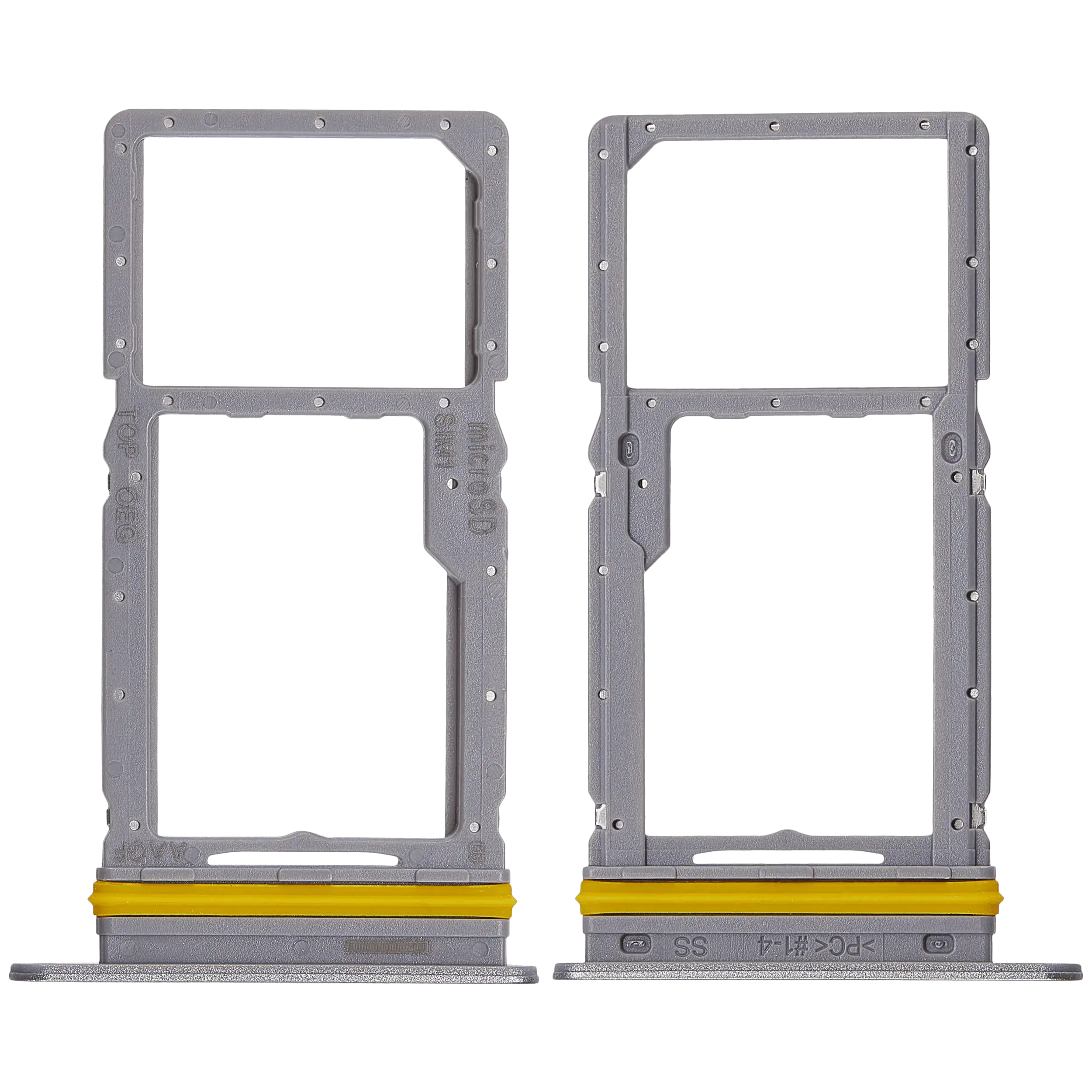 Single Sim Card Tray für Samsung Galaxy A17 4G (A175 / 2025) (Premium) (Grau)