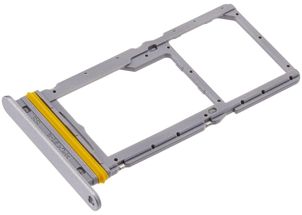 Single Sim Card Tray für Samsung Galaxy A17 4G (A175 / 2025) (Premium) (Grau)