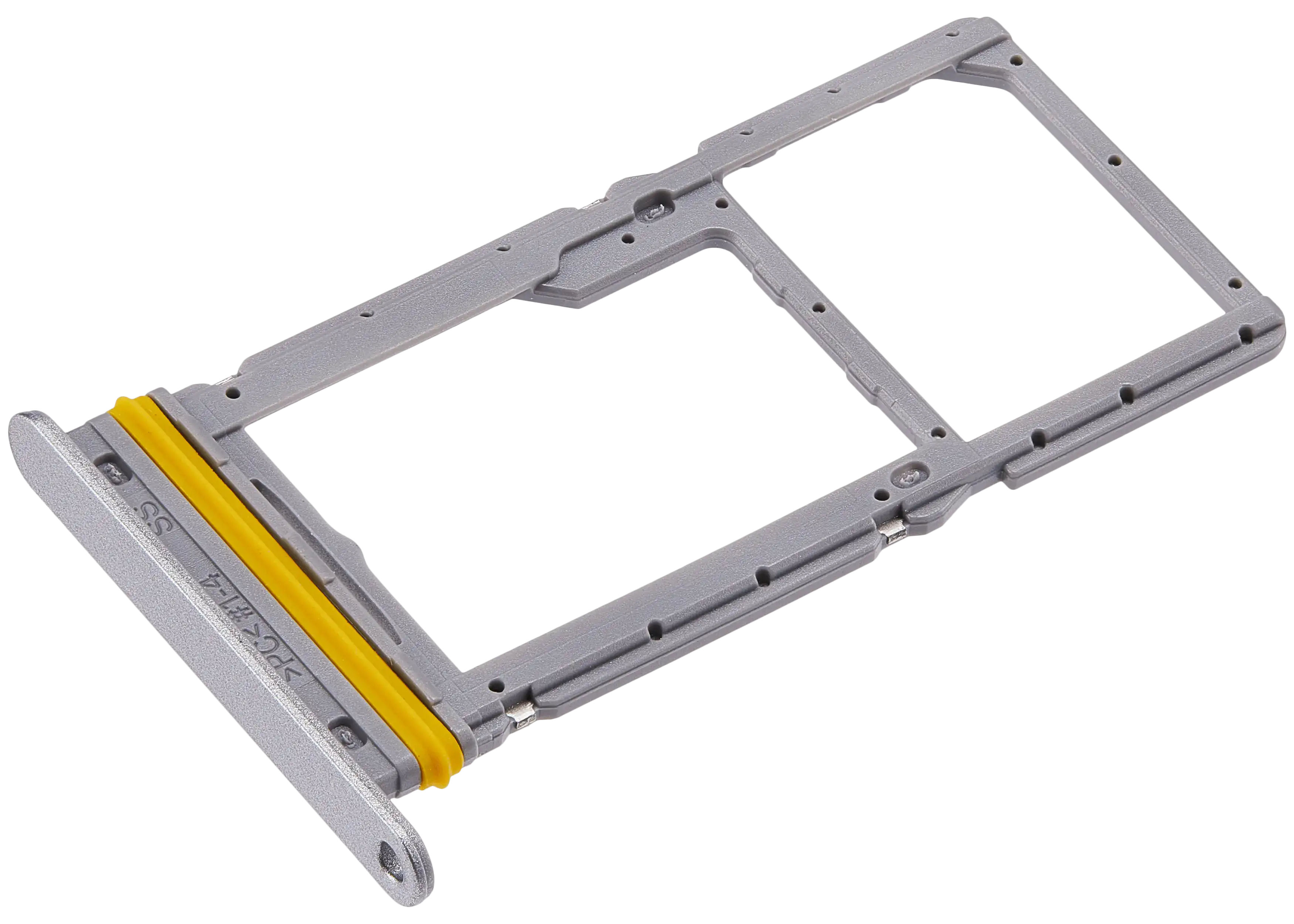 Single Sim Card Tray für Samsung Galaxy A17 4G (A175 / 2025) (Premium) (Grau)