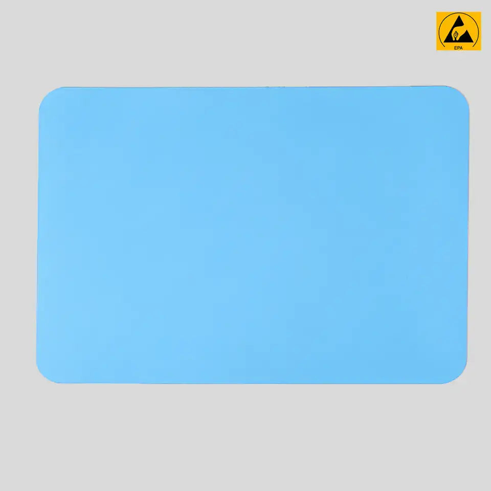 Premium ESD Rubber Mat 400 x 300mm (Blue)