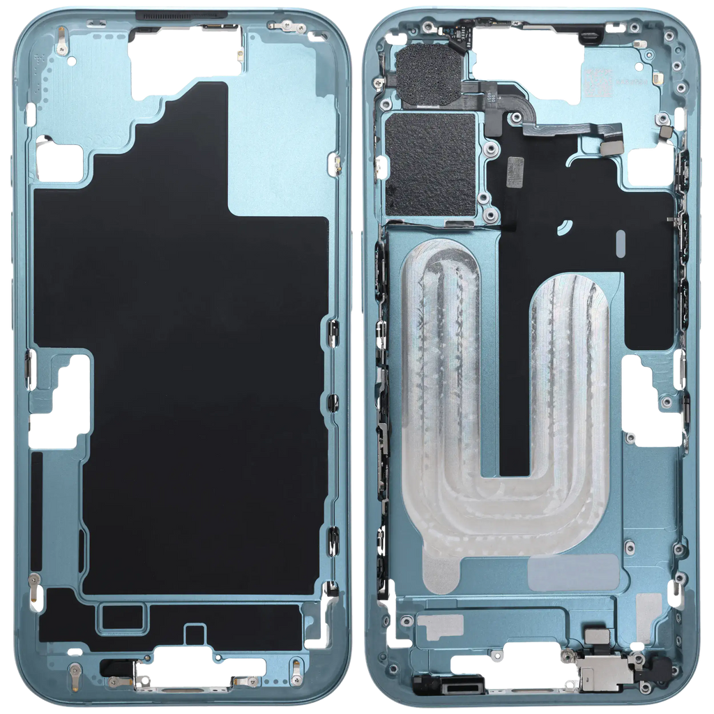 Original Apple-Ausbau C gebraucht – iPhone 16 US Version Rahmen Teal