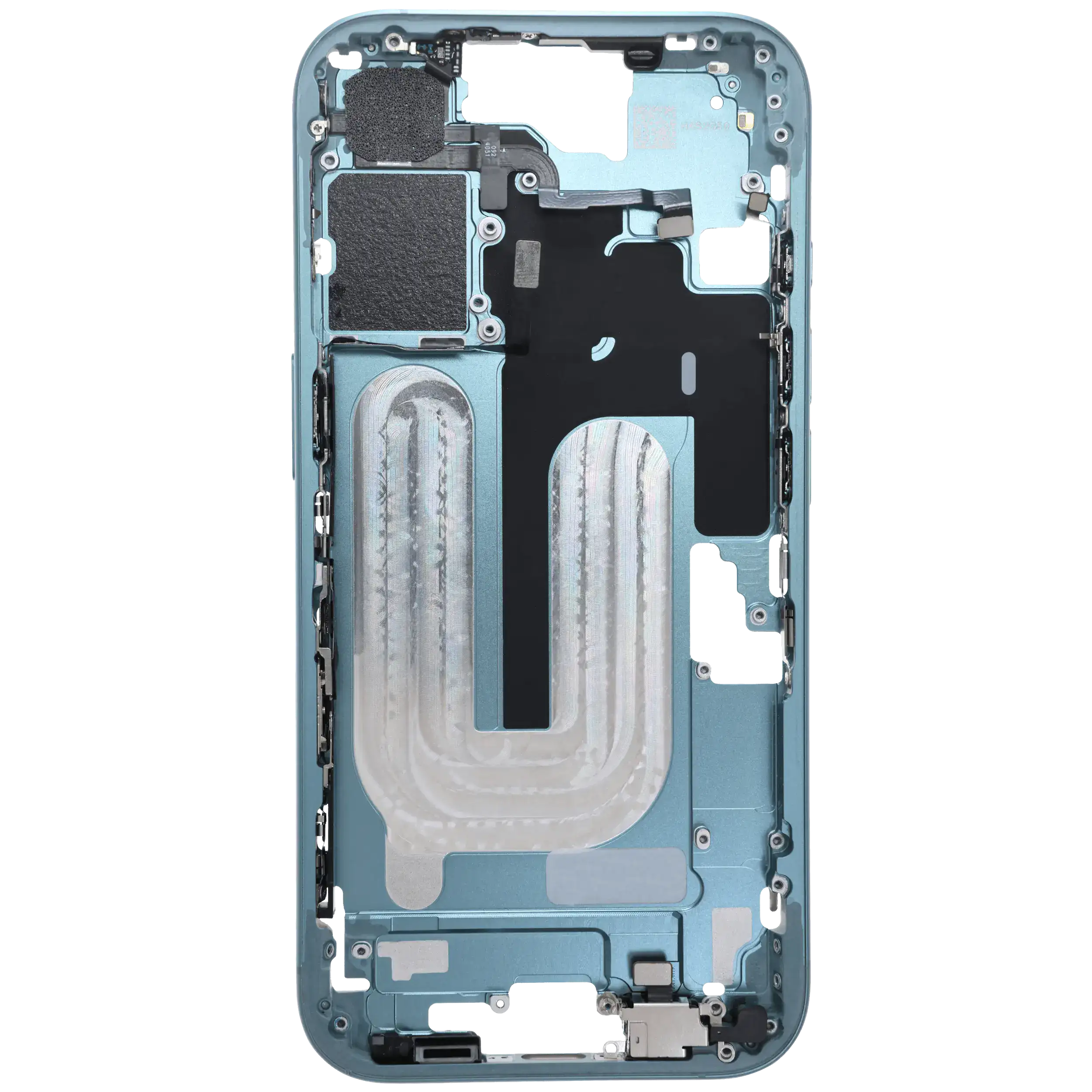 Original Apple-Ausbau C gebraucht – iPhone 16 US Version Rahmen Teal