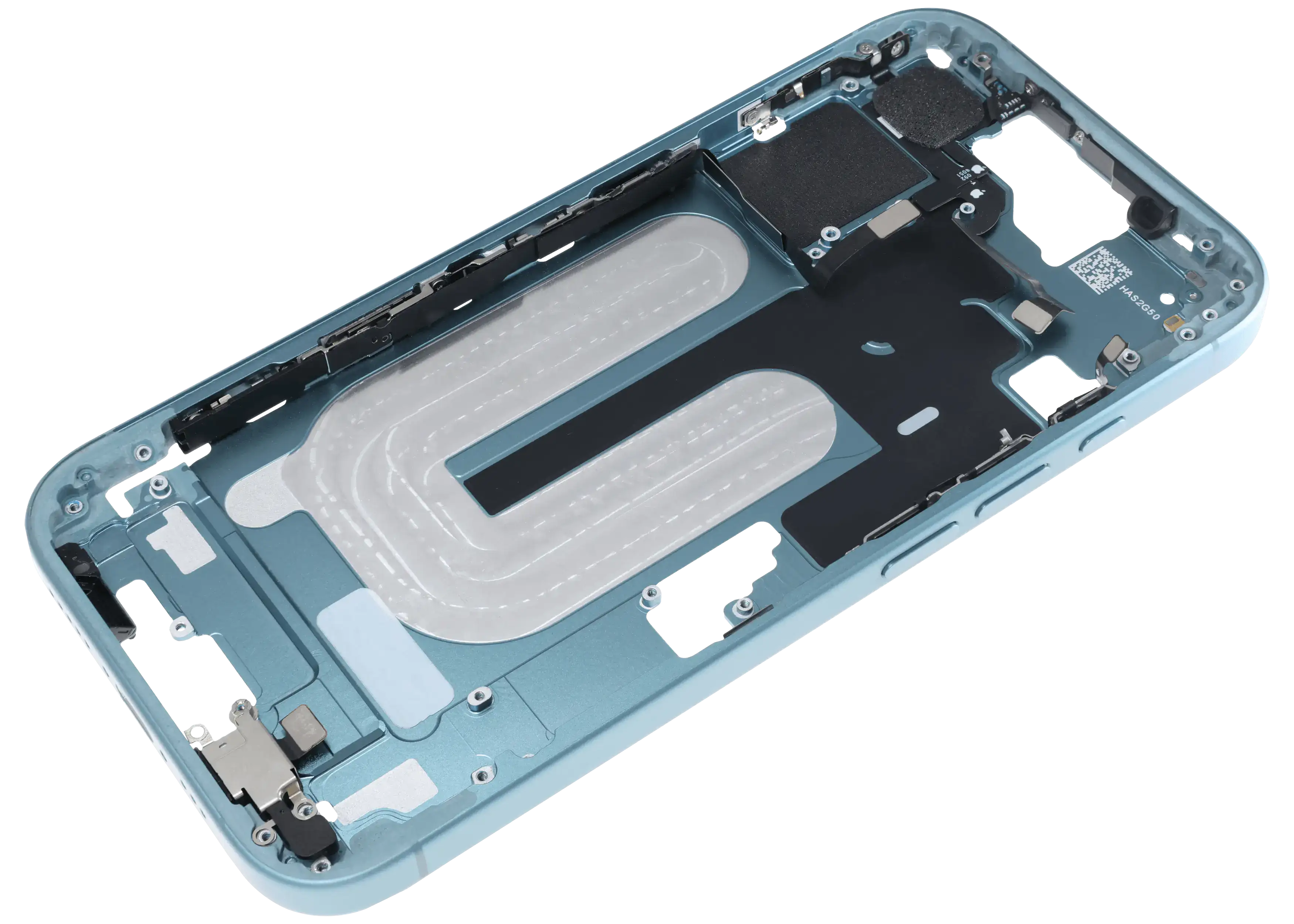Original Apple-Ausbau C gebraucht – iPhone 16 US Version Rahmen Teal