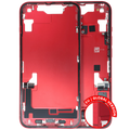 Midframe/Rahmen mit Ladebuchse Flex für iPhone 14 Rot (OEM Pull B)