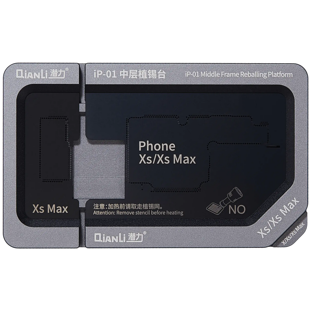 Qianli Metall-Midframe-Reballing-Plattform iPhone X/XS/XS Max